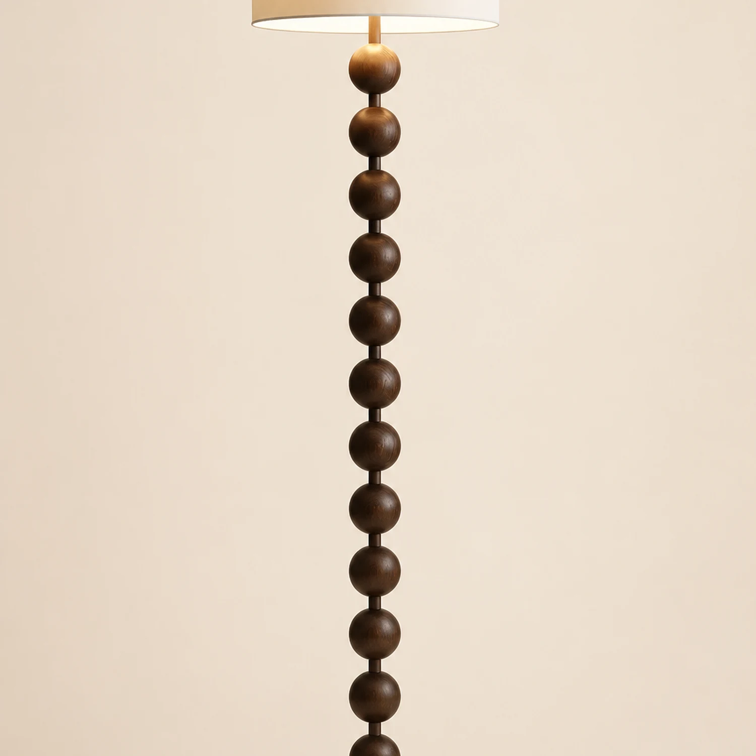 Medieval Wooden Barbell Floor Lamp - Lumpaz