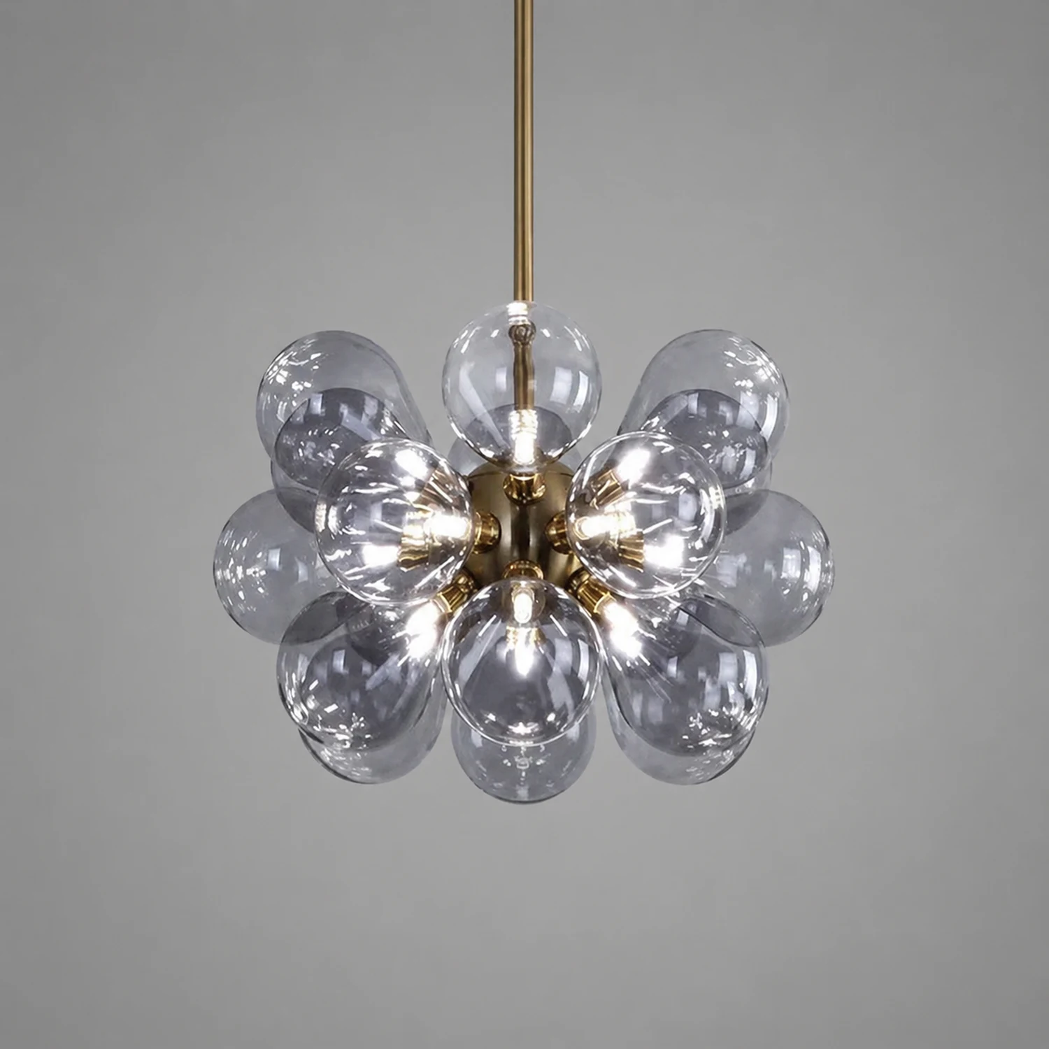 Design Bubble Glass Globe Sputnik Chandelier for Dining Room - Lumpaz