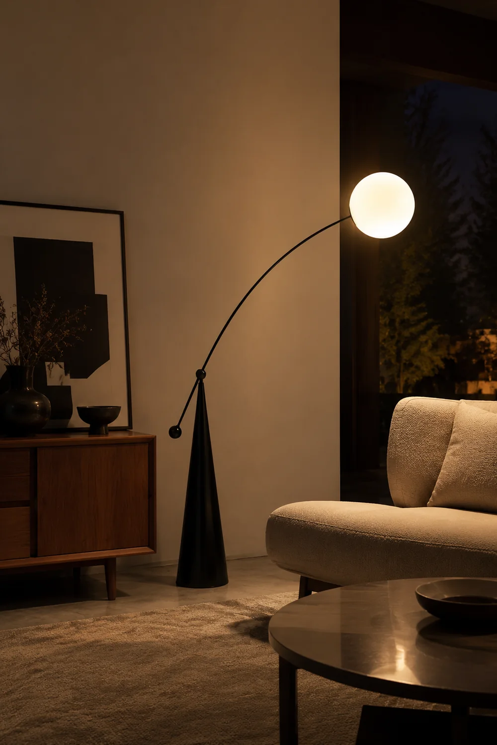 Minimalist Designer Iron Fishing Floor Lamp - Lumpaz