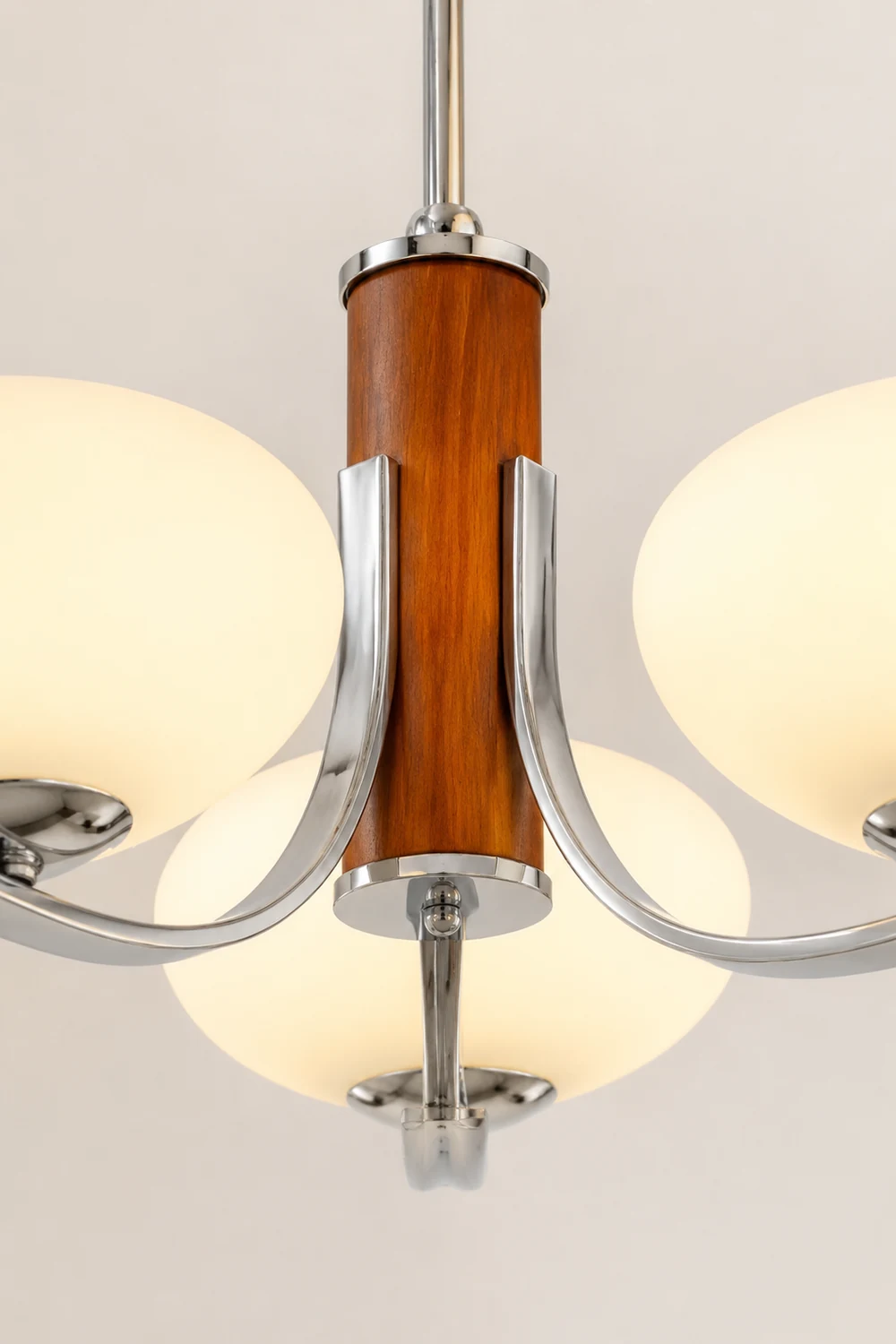 Medieval Bauhaus Solid Wood Chandelier - Lumpaz