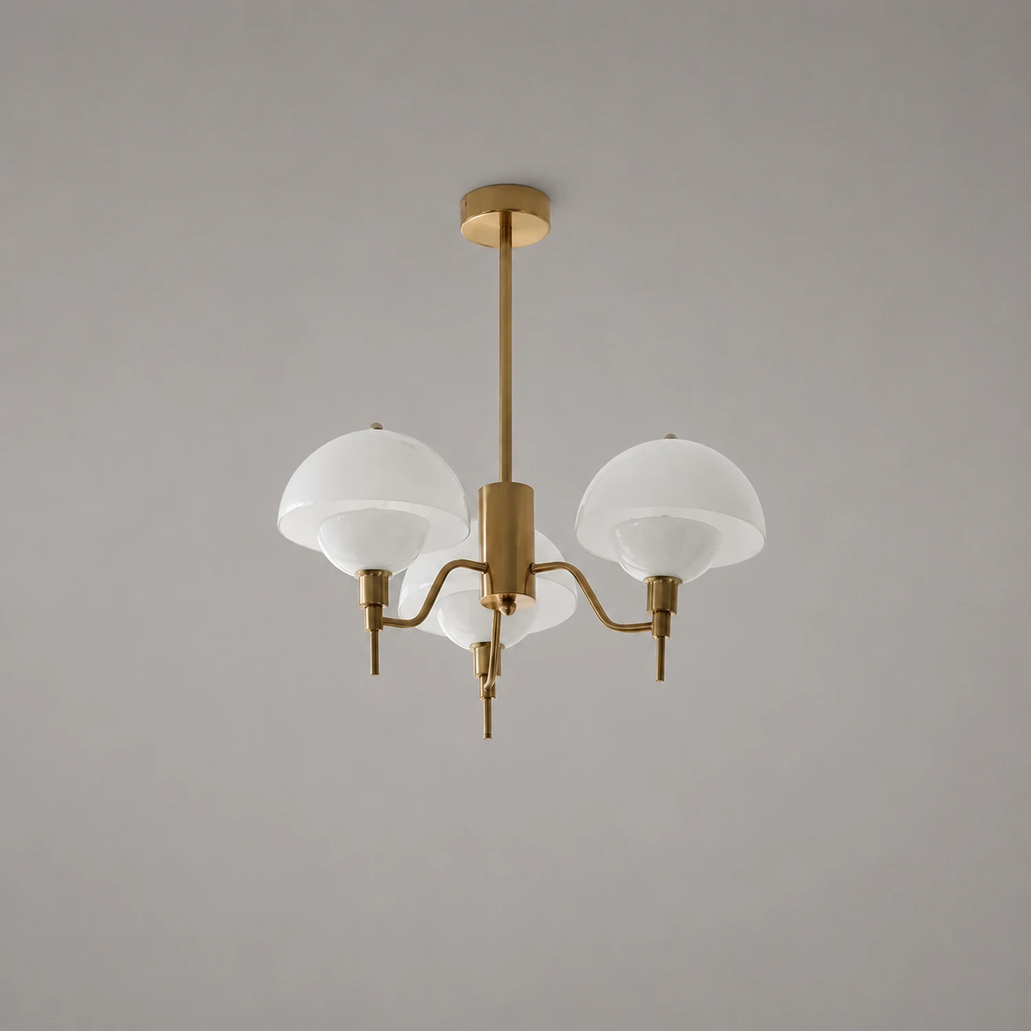French White Cream Mushroom Chandelier - Lumpaz