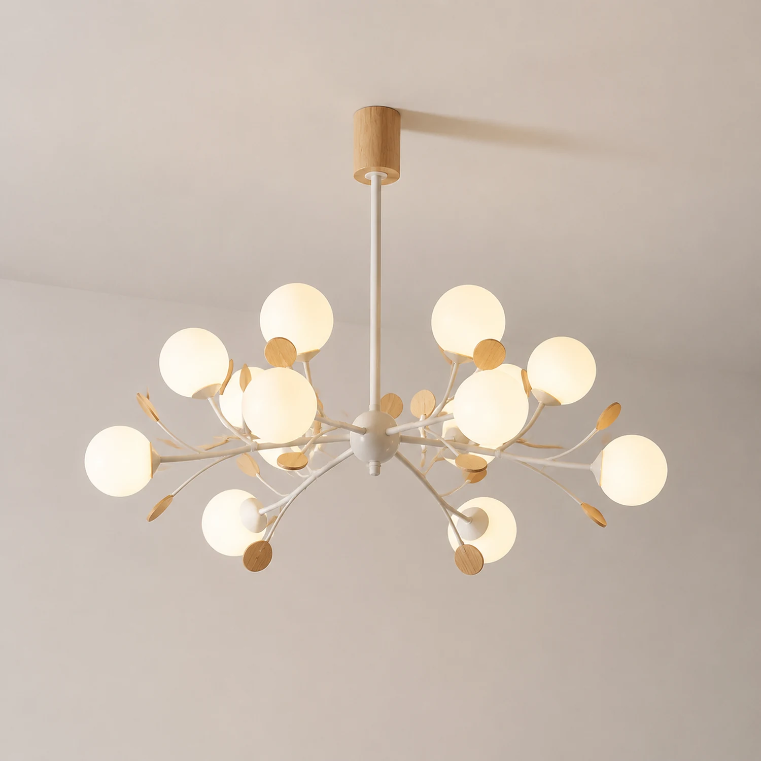 Modern Firefly Glass Chandelier - Lumpaz