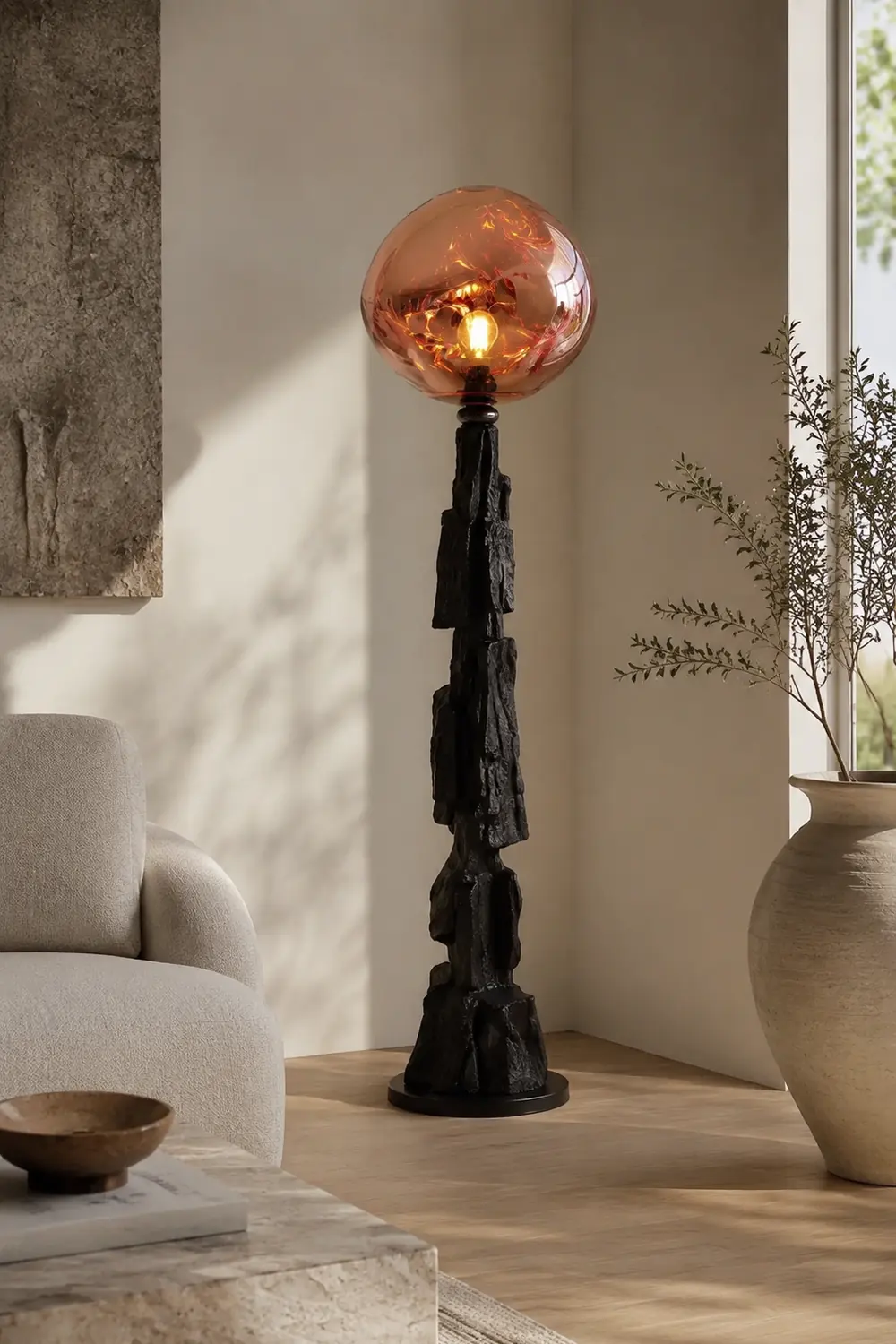 Luxury Living Room Lava Floor Lamp - Lumpaz