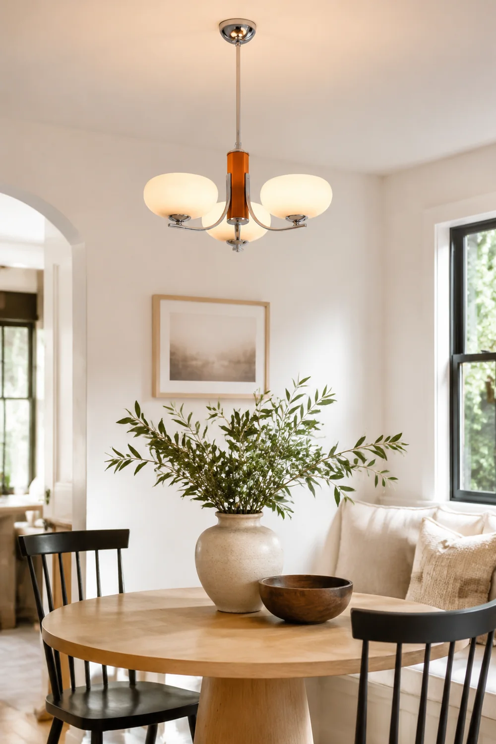 Medieval Bauhaus Solid Wood Chandelier - Lumpaz