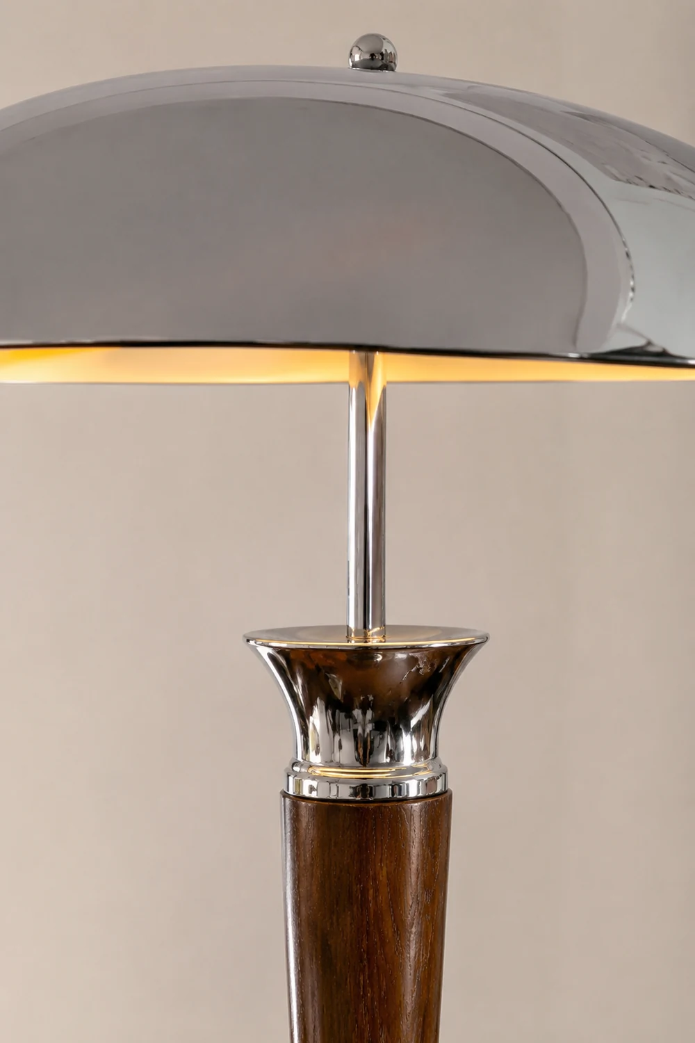 Creative Chrome Lampshade Floor Lamp - Lumpaz