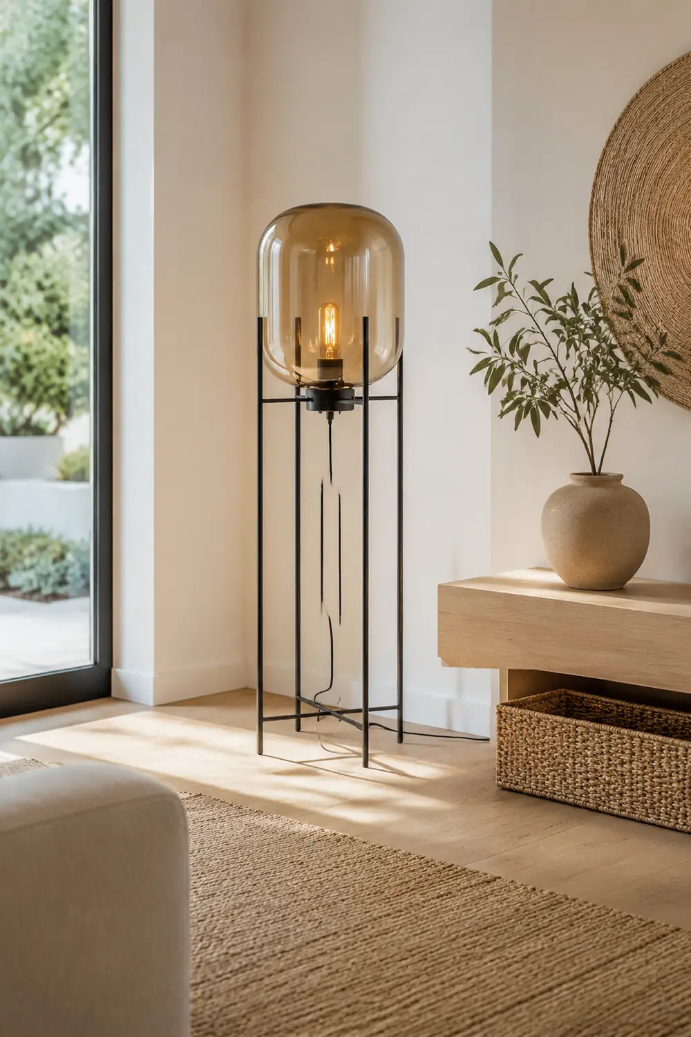 Postmodern Designer Glass Floor Lamp - Lumpaz