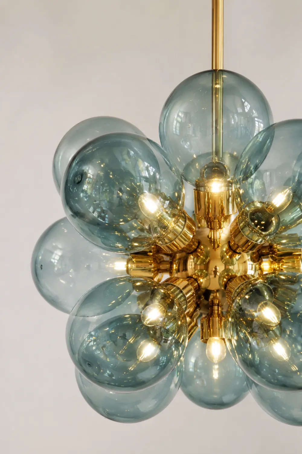 Design Bubble Glass Globe Sputnik Chandelier for Dining Room - Lumpaz