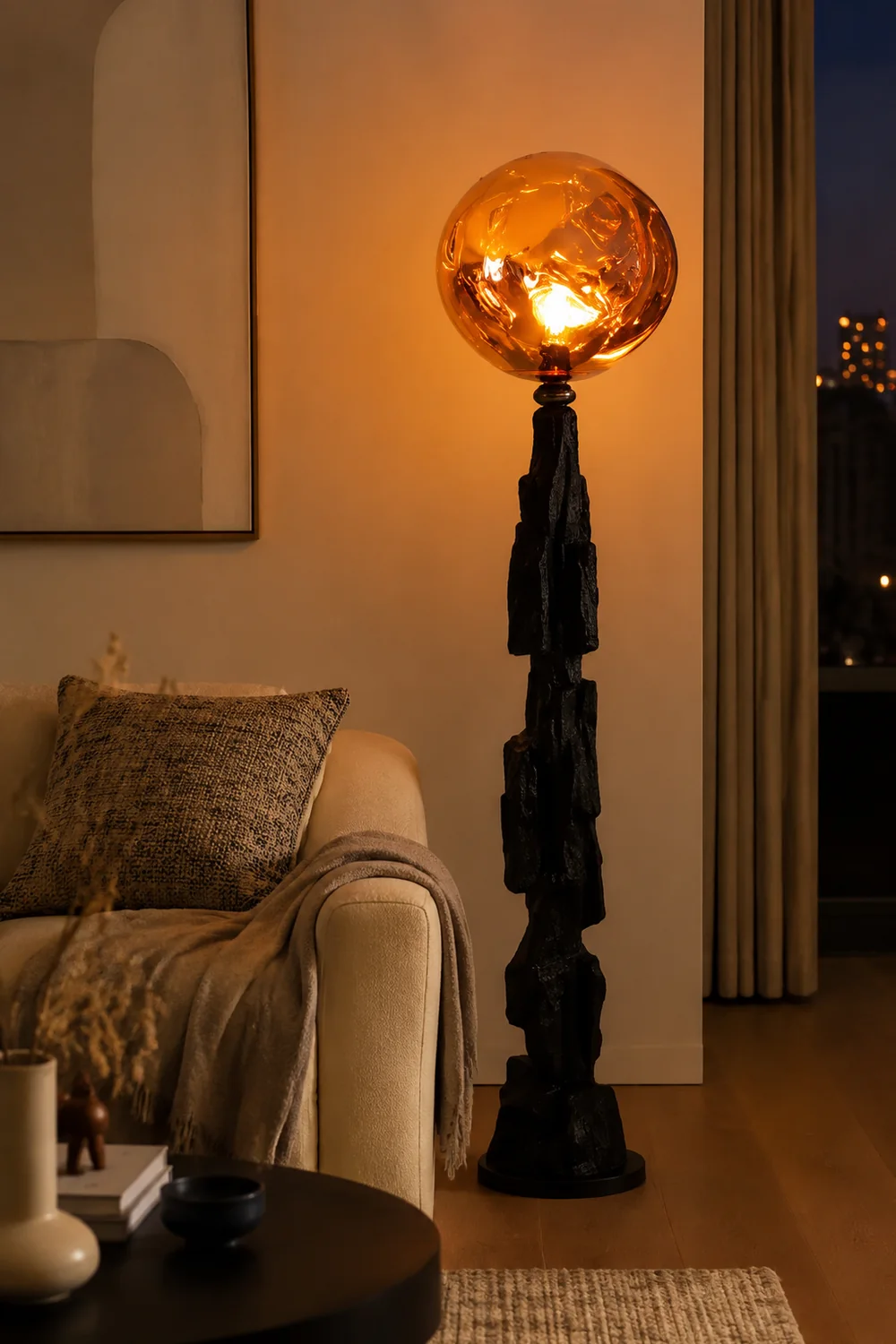 Luxury Living Room Lava Floor Lamp - Lumpaz