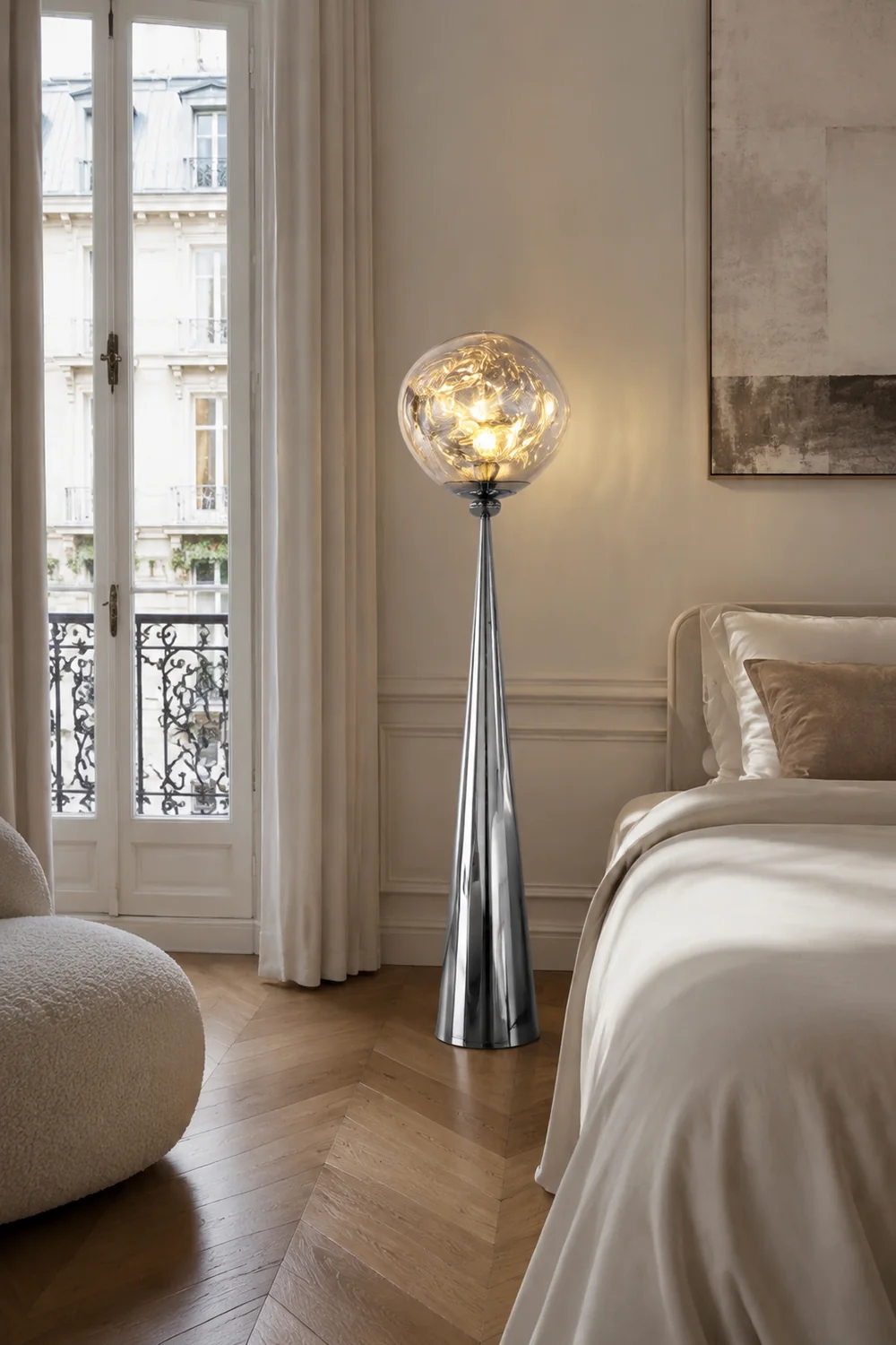 Modern Tall Lava Standing Lamp - Lumpaz