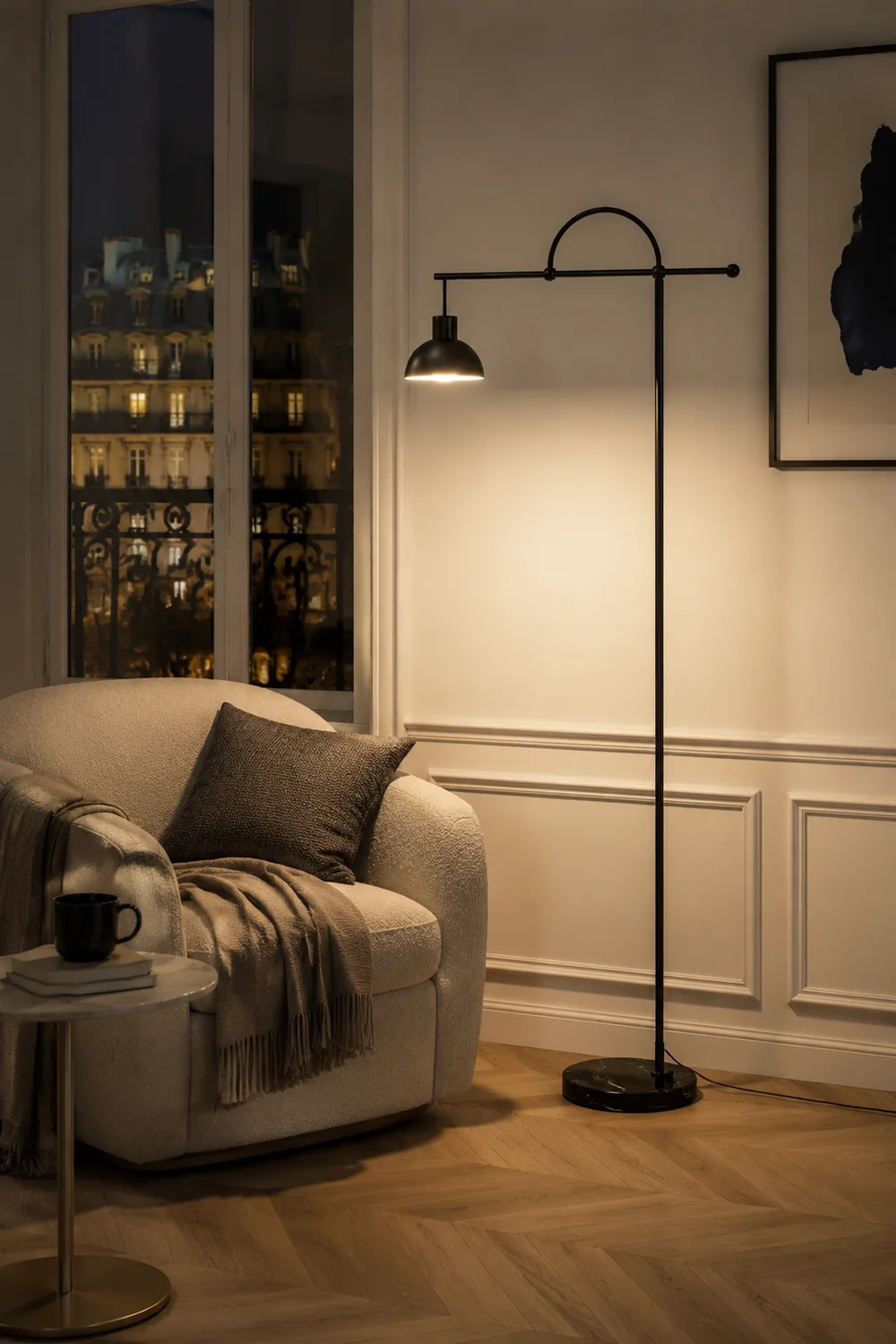 Simple Metal Floor Lamp For Dining Room - Lumpaz