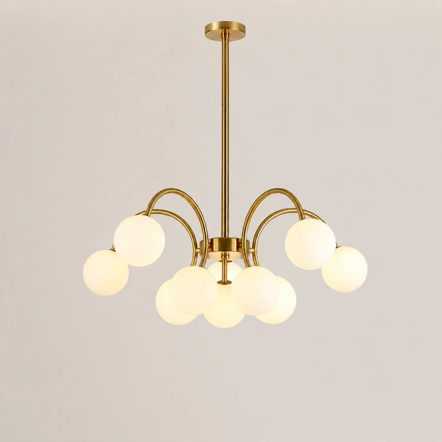 Modern Gold Sputnik Shape Chandelier - Lumpaz