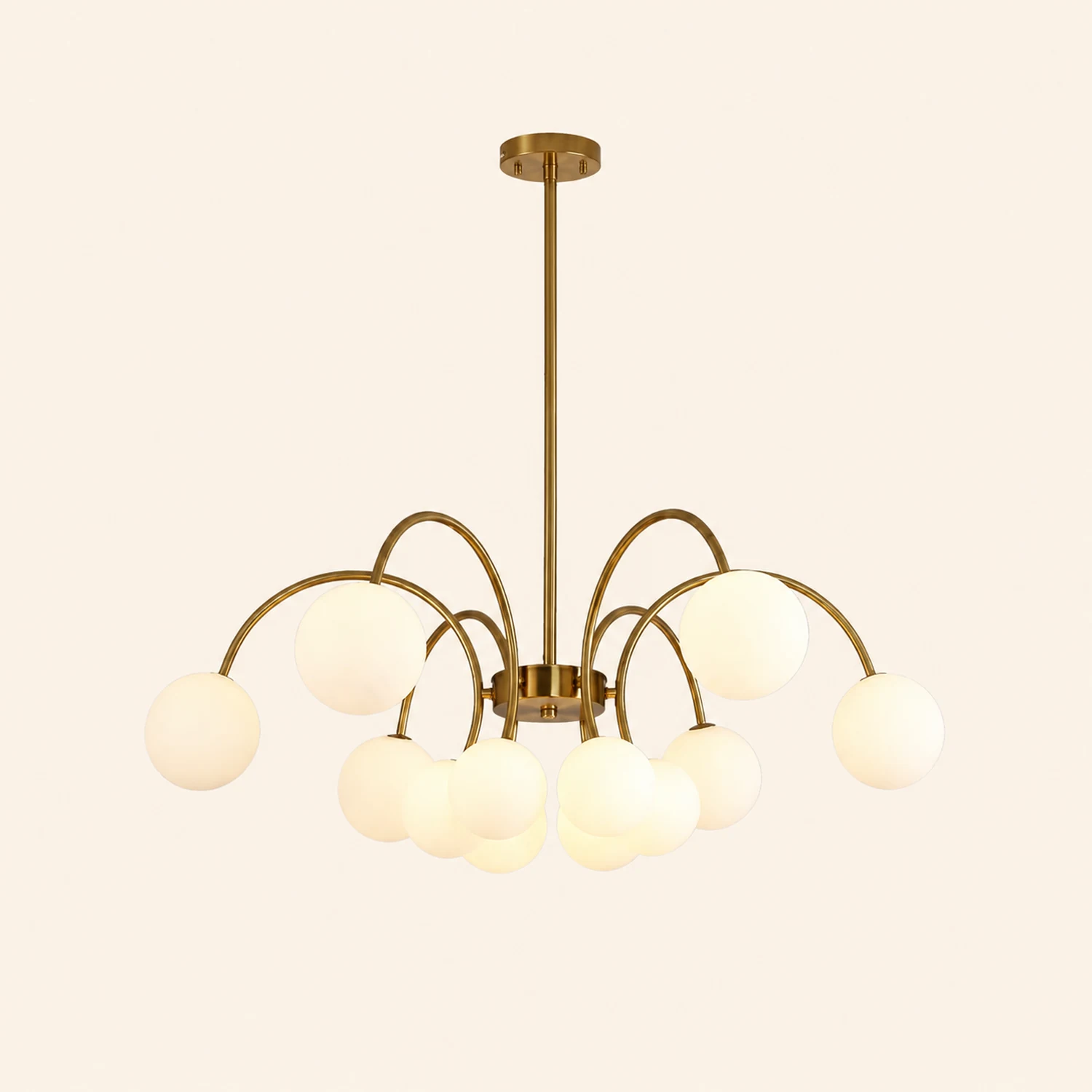 Modern Gold Sputnik Shape Chandelier - Lumpaz