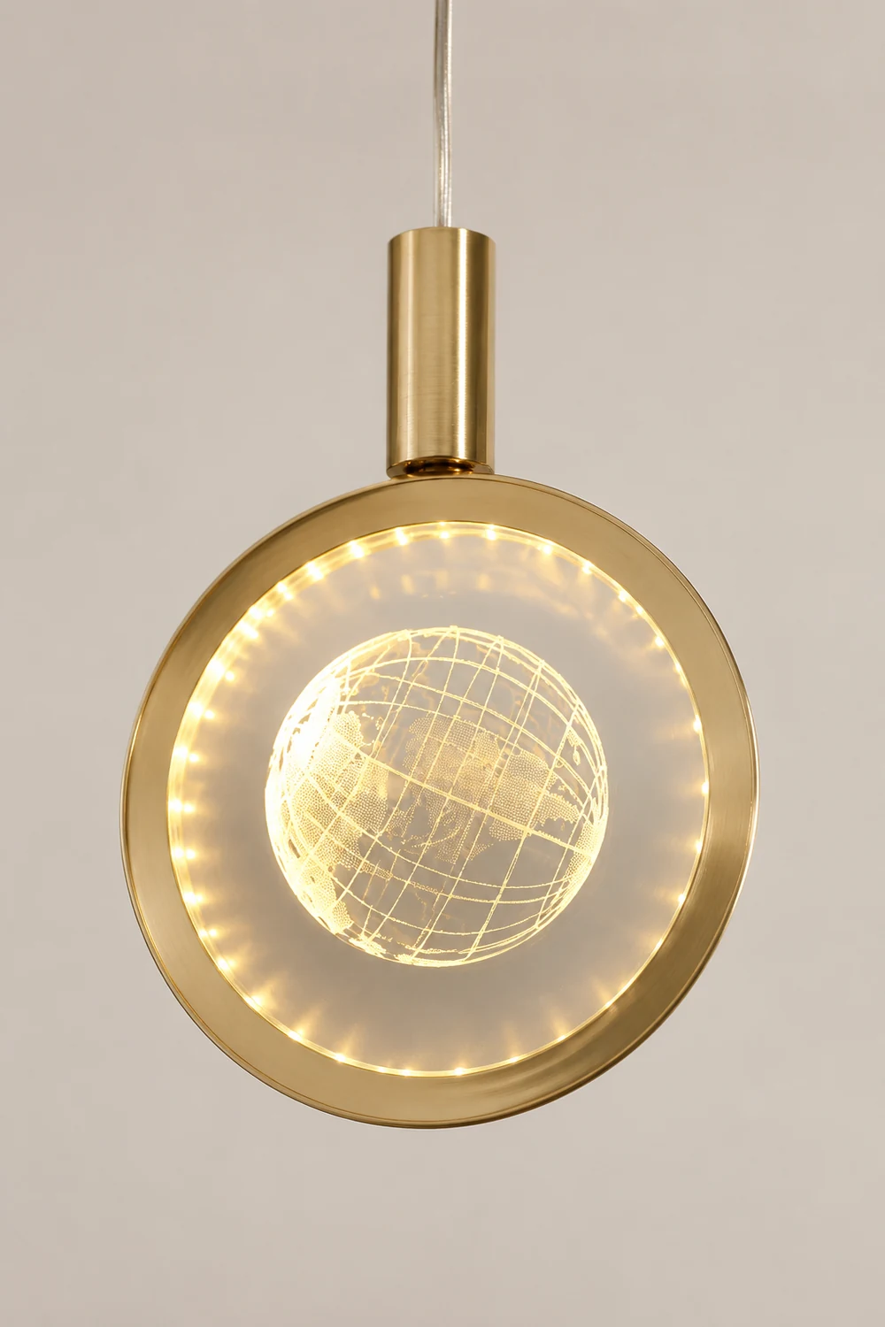 Kady Künstliche Form Pendelleuchte, ∅12CM - Lumpaz