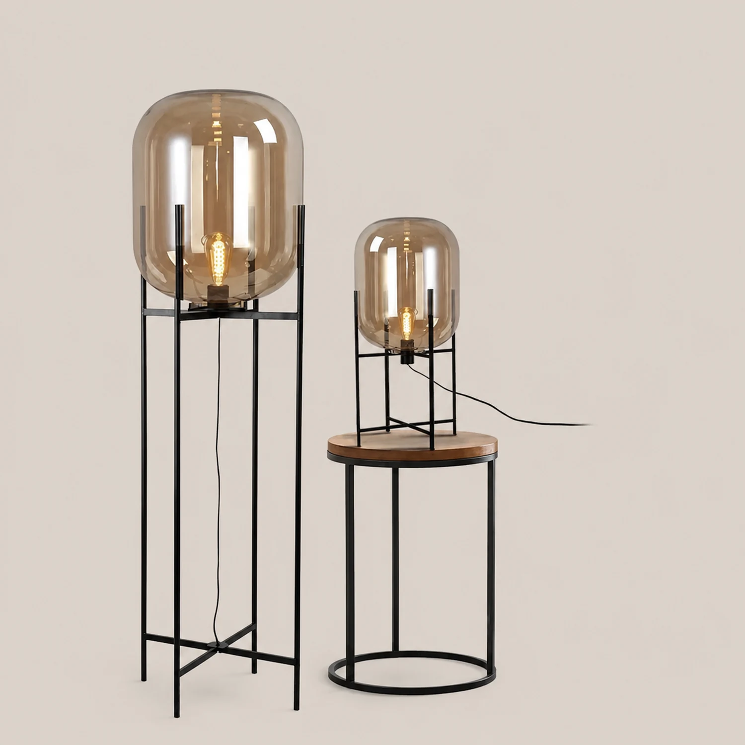 Postmodern Designer Glass Floor Lamp - Lumpaz