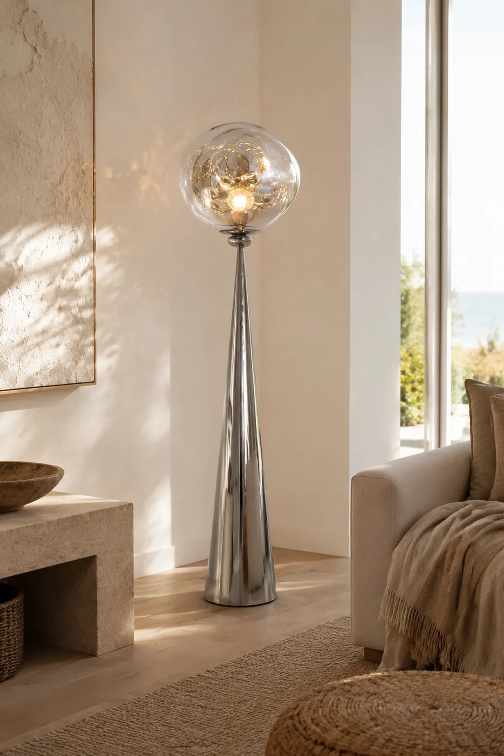 Modern Tall Lava Standing Lamp - Lumpaz