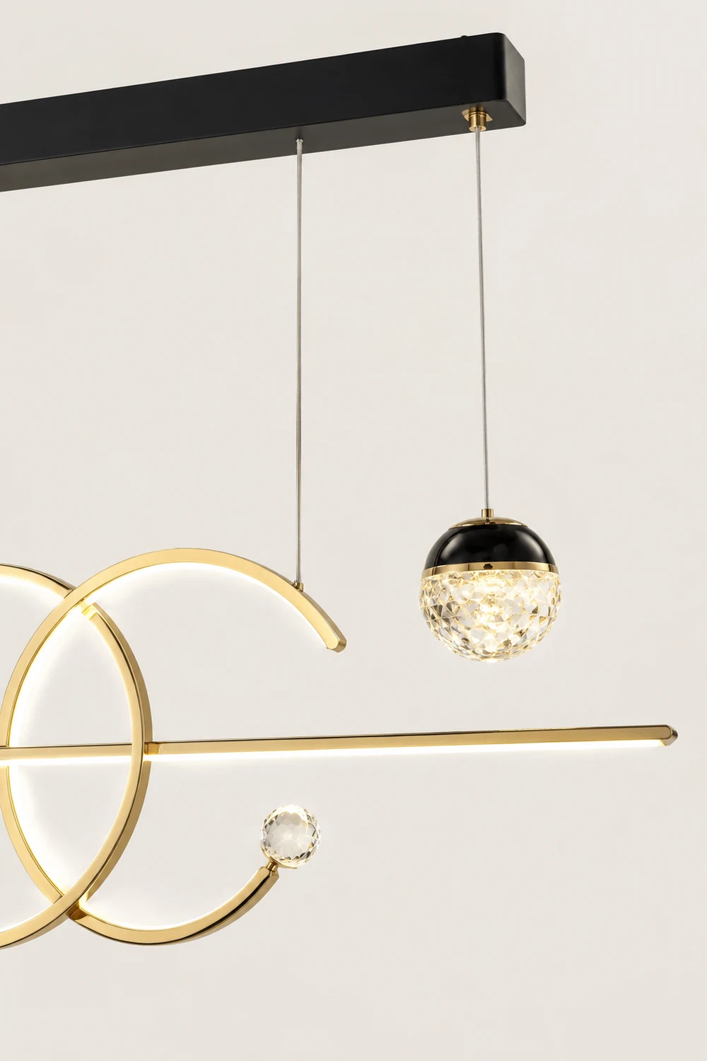 Madina Lineare LED Stern Pendelleuchte für Esszimmer - Lumpaz
