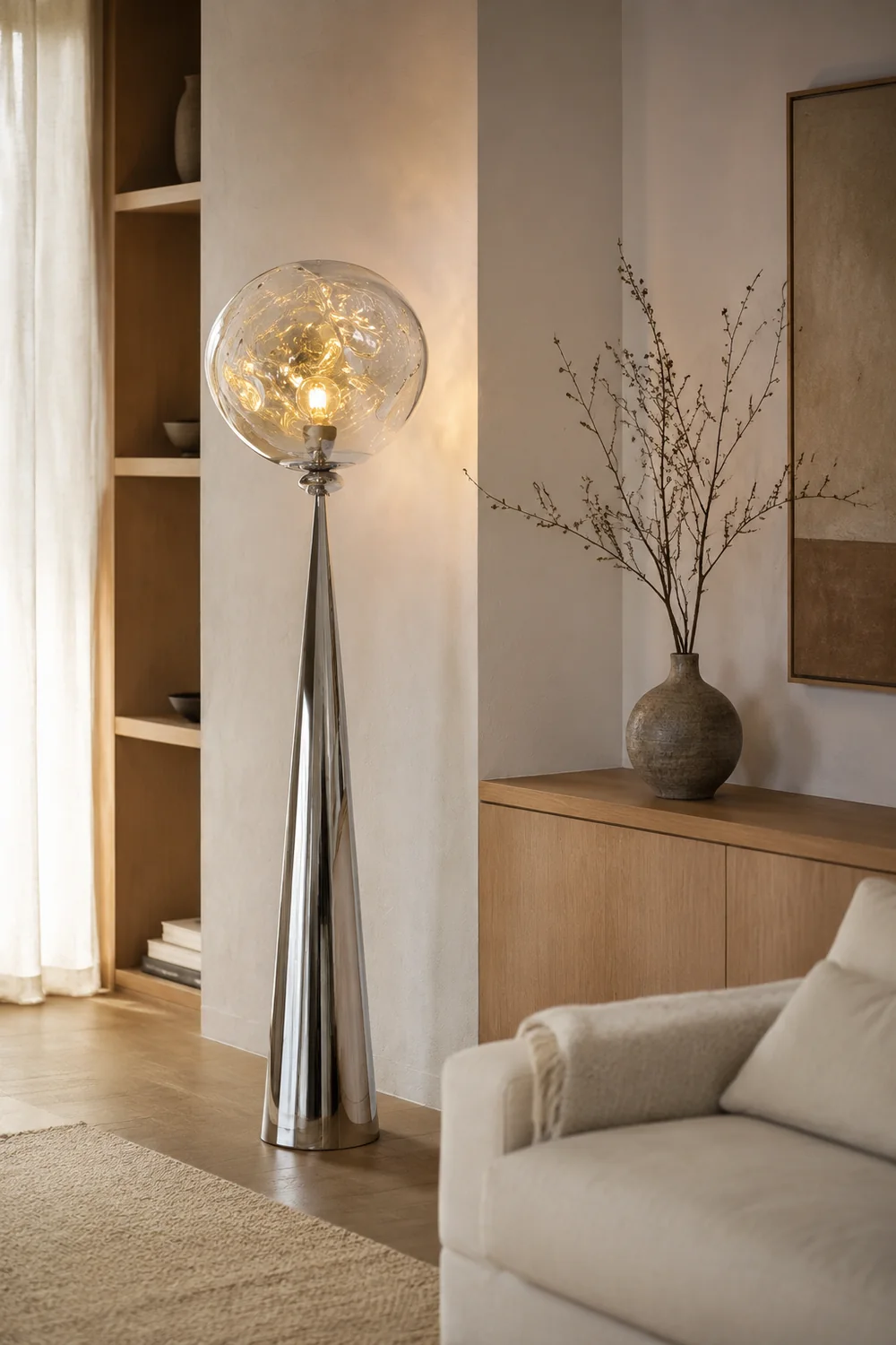 Mirza Stehleuchte, 4 Farben, ∅48CM - Lumpaz