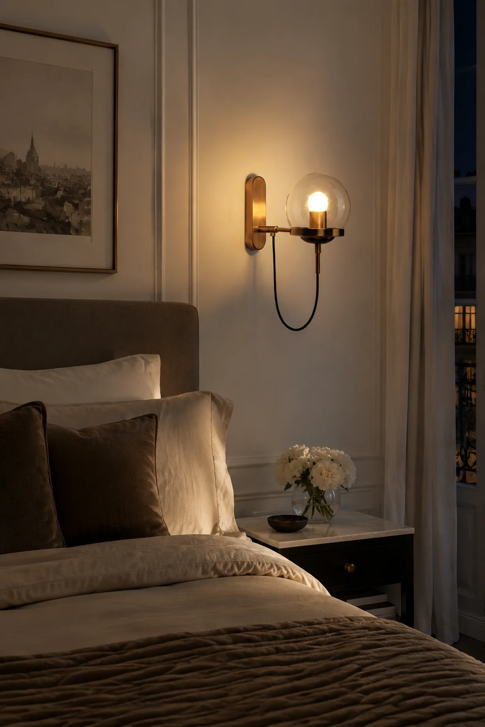 Retro-Metall-LED-Birnen-Wandleuchte - Lumpaz