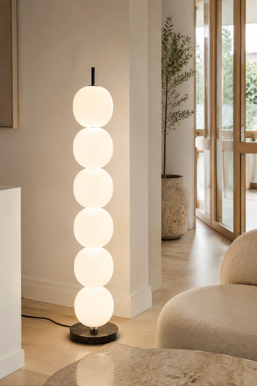 Valentina Floor Lamp, 5 Buds - Lumpaz