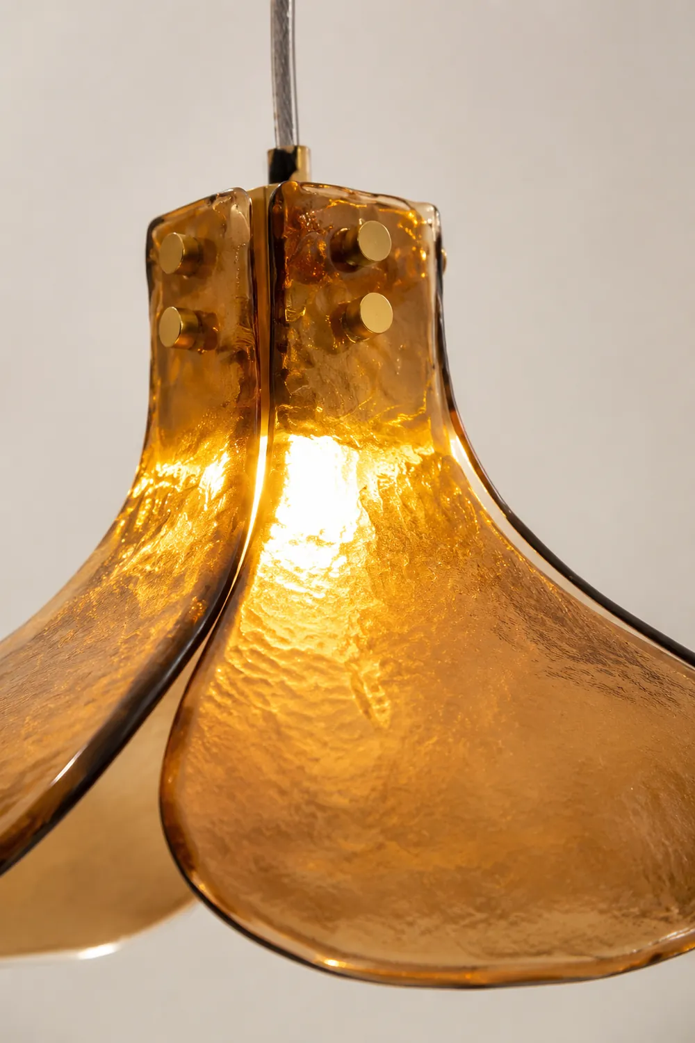 Carins Glas Pendelleuchte, 3 Farbtemperatur umschaltbar, ∅25/40CM - Lumpaz