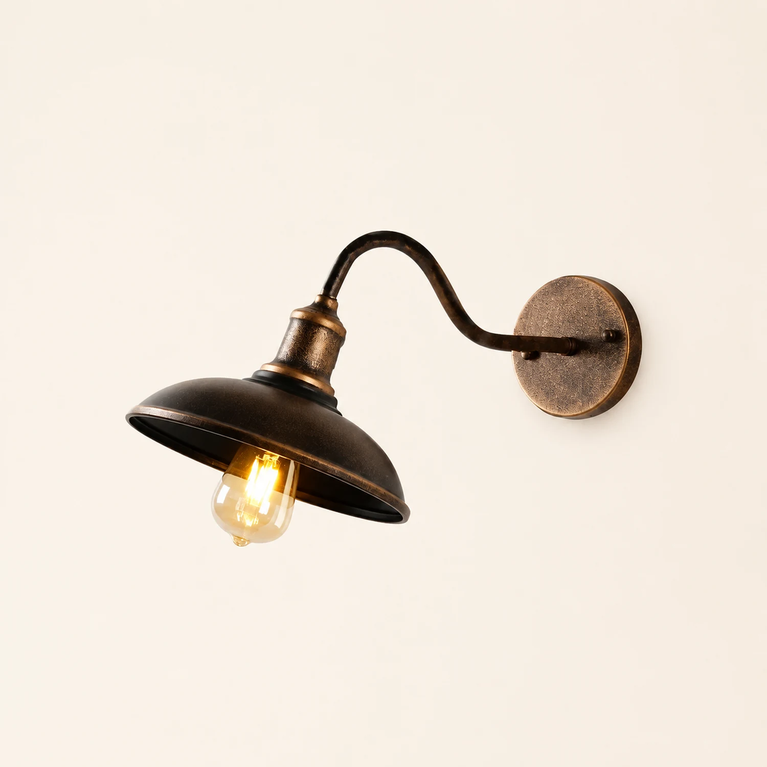 Alessio Außeneinsatz Wandleuchte, 2 Farben, ∅25/29CM - Lumpaz