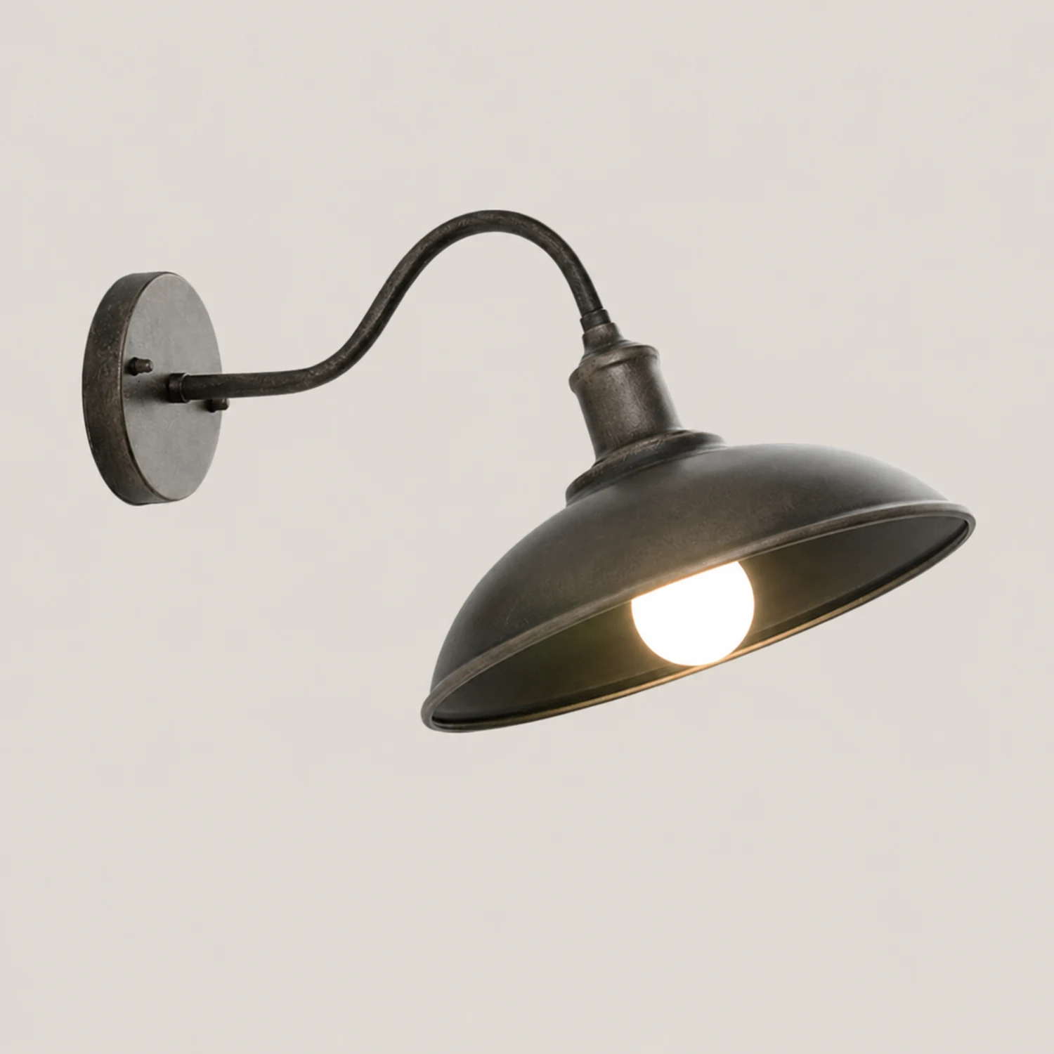 Alessio Außeneinsatz Wandleuchte, 2 Farben, ∅25/29CM - Lumpaz