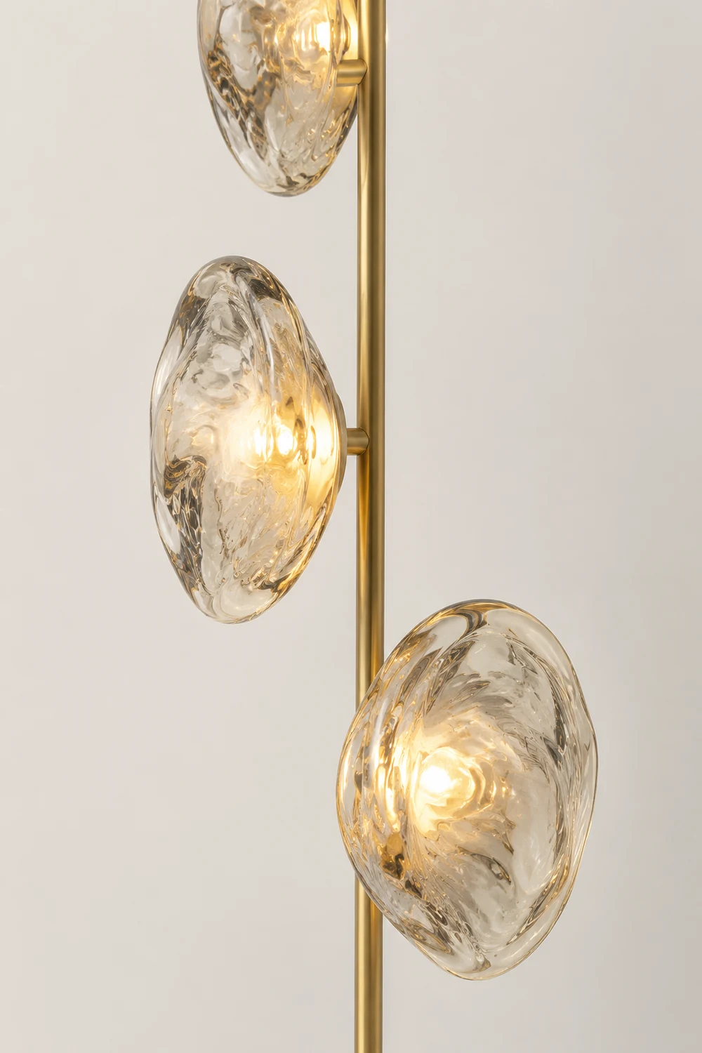 Byers Stehleuchte, 3/6 -flammig, Metall und Glas - Lumpaz