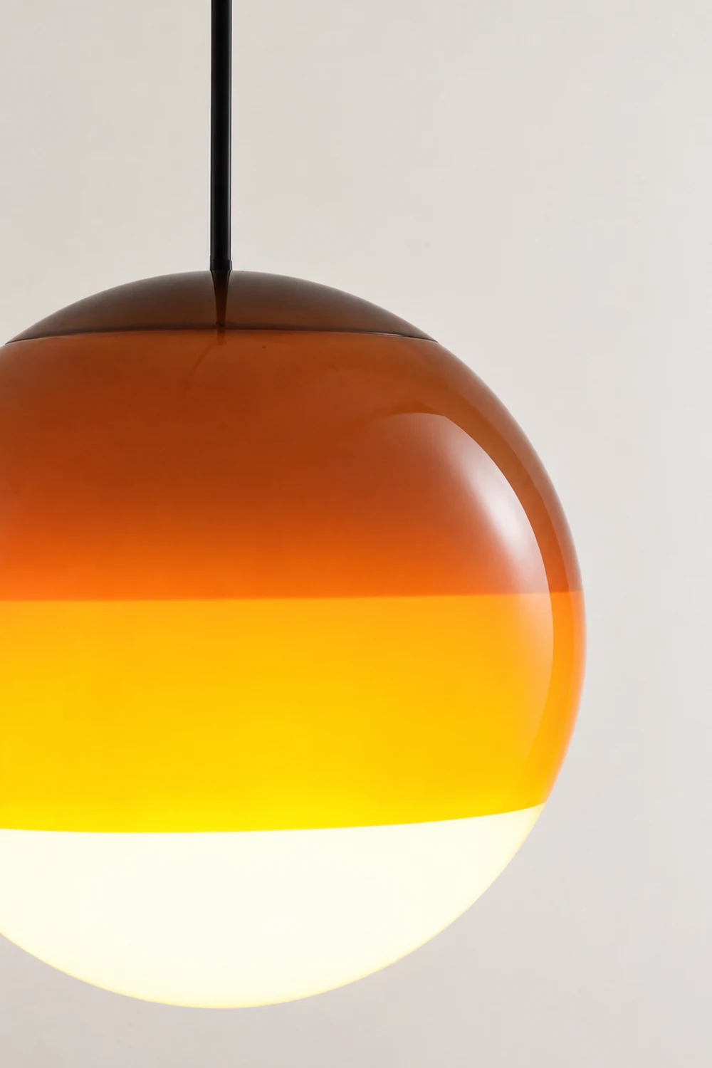 Valentina Bunte Glasblase Pendelleuchte, 6 Farben - Lumpaz