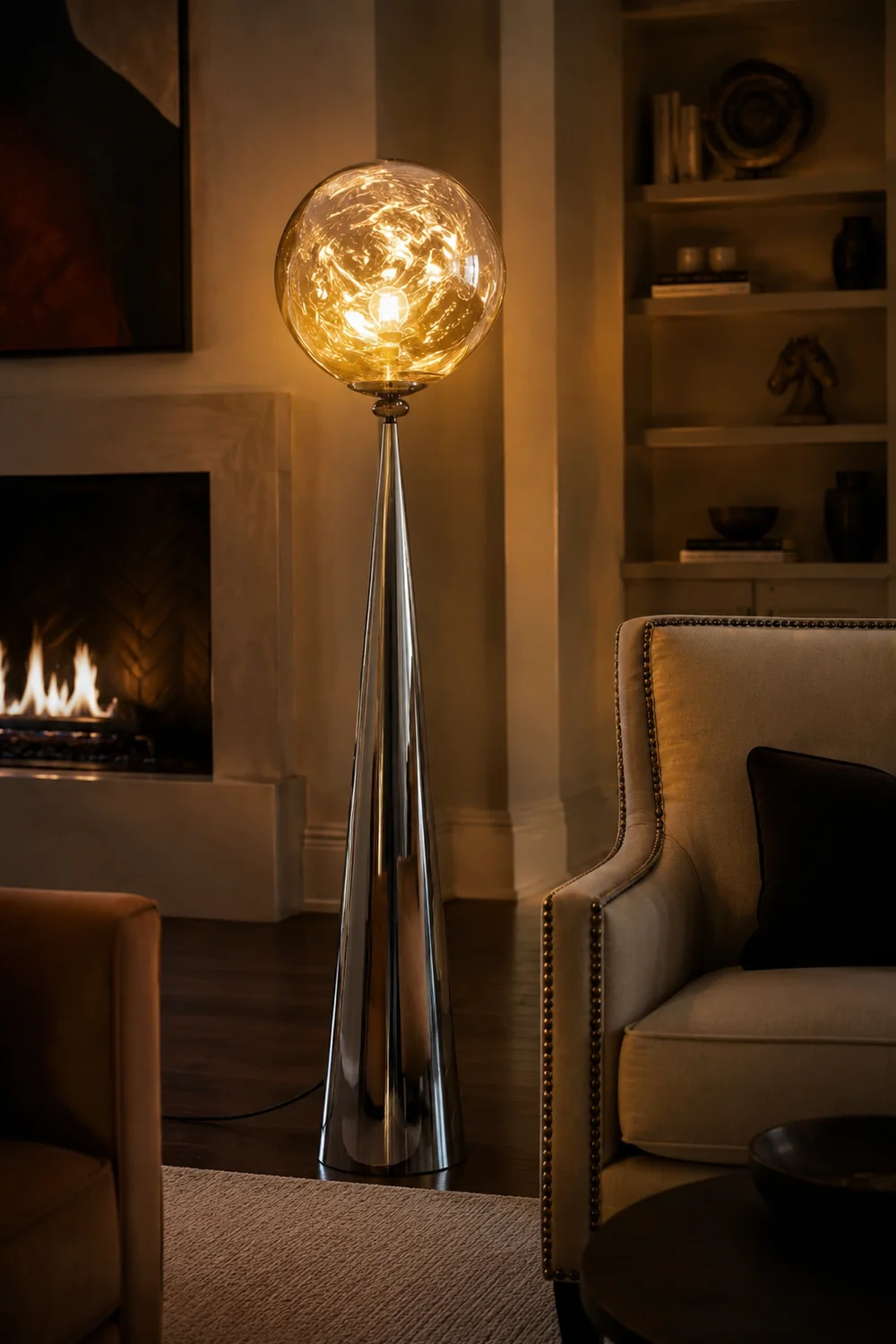 Mirza Stehleuchte, 4 Farben, ∅48CM - Lumpaz