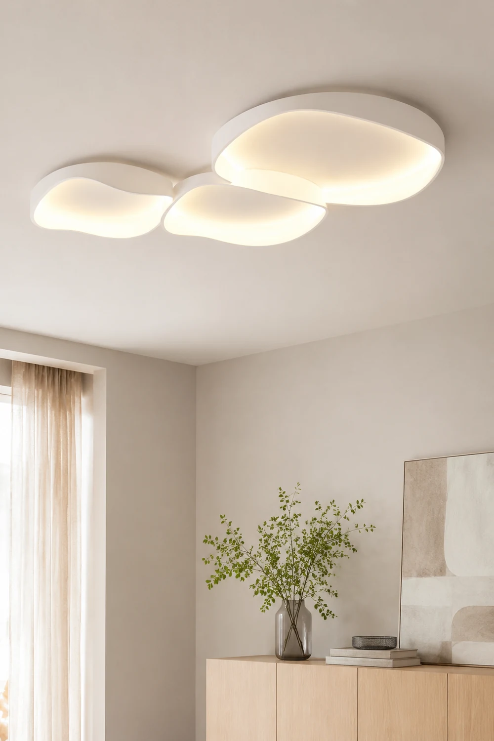 Arisha Deckenleuchte Farbtemperatur umschaltbar, Dia40/50/90/110cm - Lumpaz