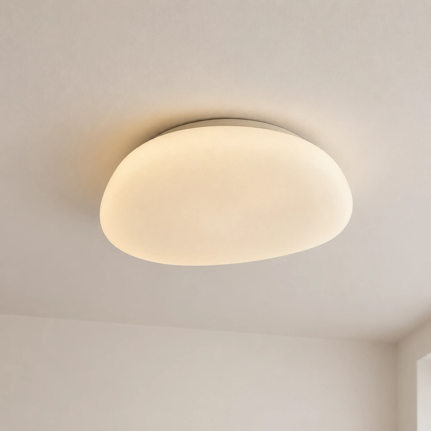 Quinn Flush Mount Deckenleuchte, Pebbles Form, ∅38/45/55cm - Lumpaz