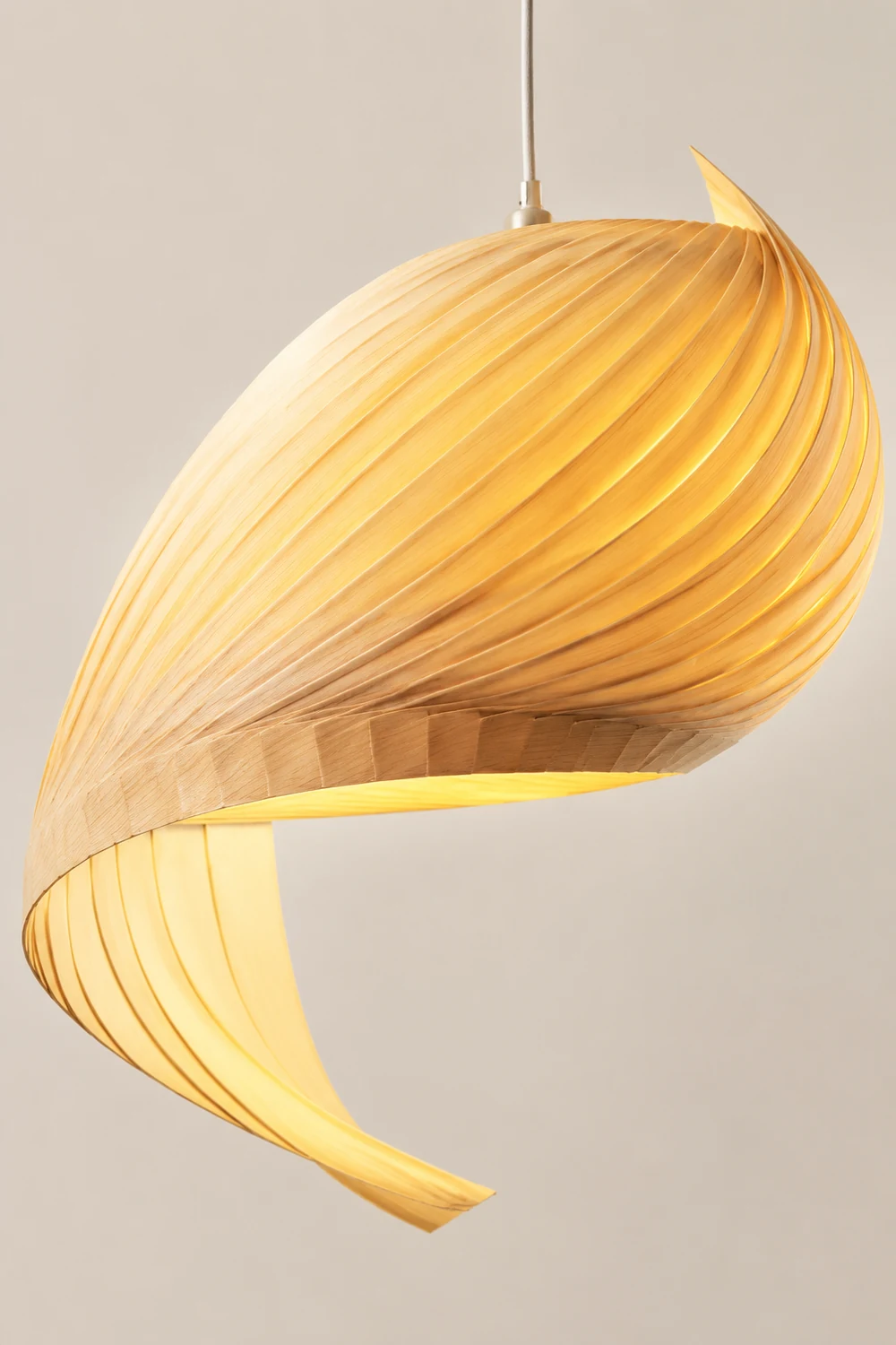 Ozawa Pendelleuchte, Holz - Lumpaz