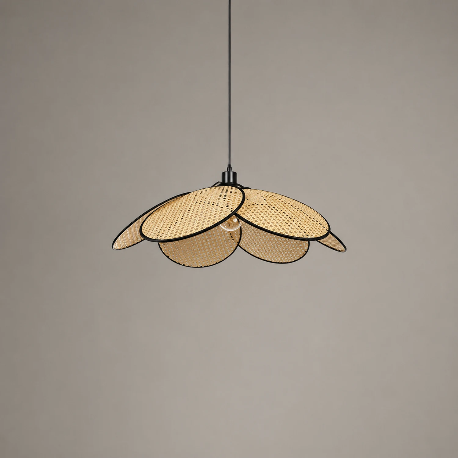 Ritta Pendelleuchte 2 Farben, Rattan & Weidengeflecht, ∅40/50/60cm - Lumpaz
