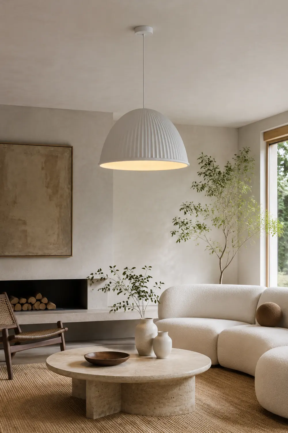 Morandi Pendelleuchte 3 Farben, Harz, ∅30/60cm - Lumpaz