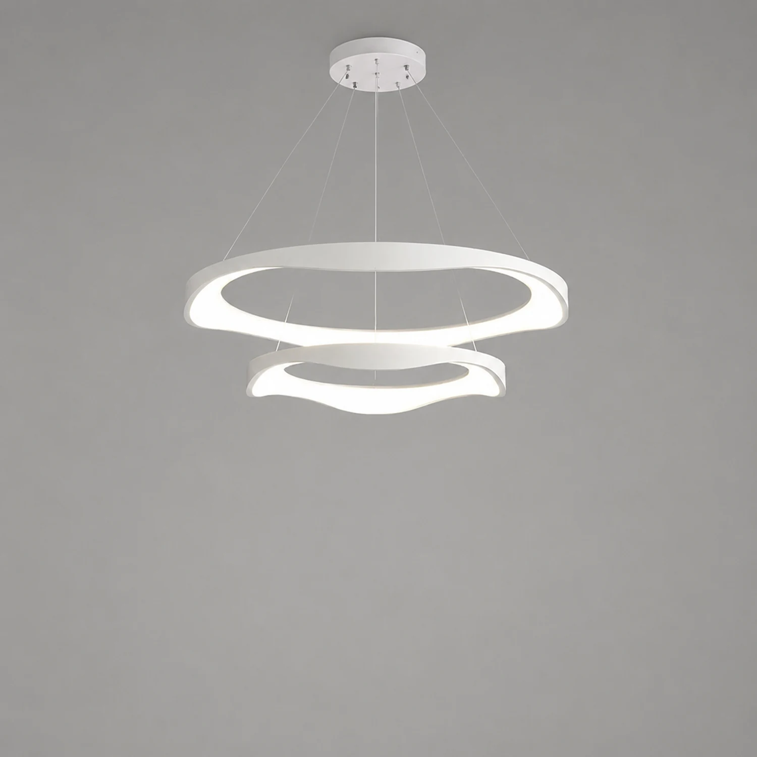 Arisha Pendelleuchte Farbtemperatur umschaltbar, 1/2/3 Ring - Lumpaz