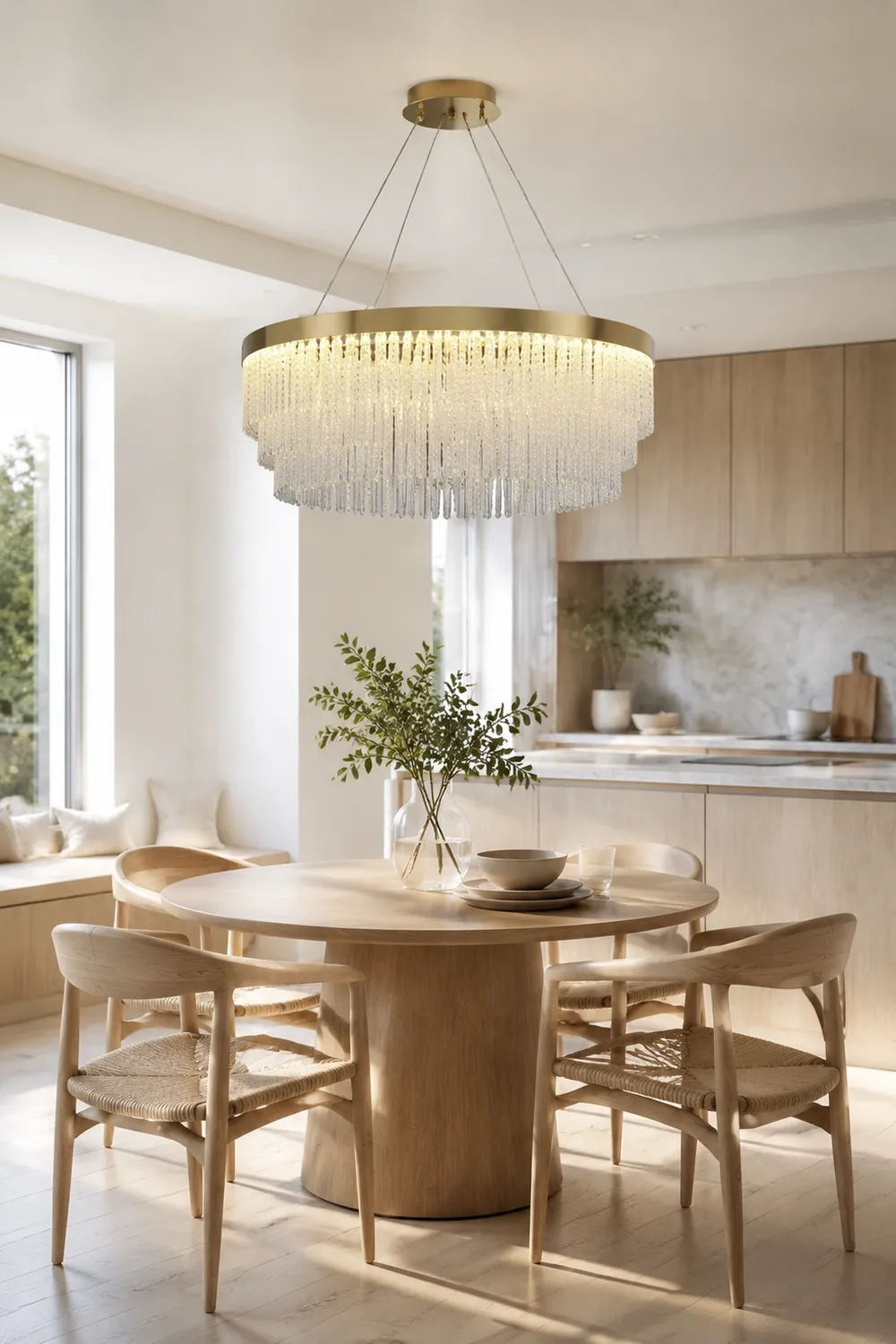 Colon Quasten Pendelleuchte Farbtemperatur umschaltbar, ∅40/60/80/100cm - Lumpaz