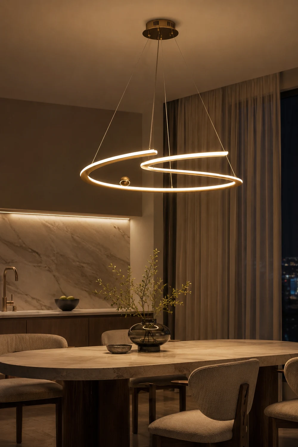 Pendelleuchte, ∅60/80cm - Lumpaz