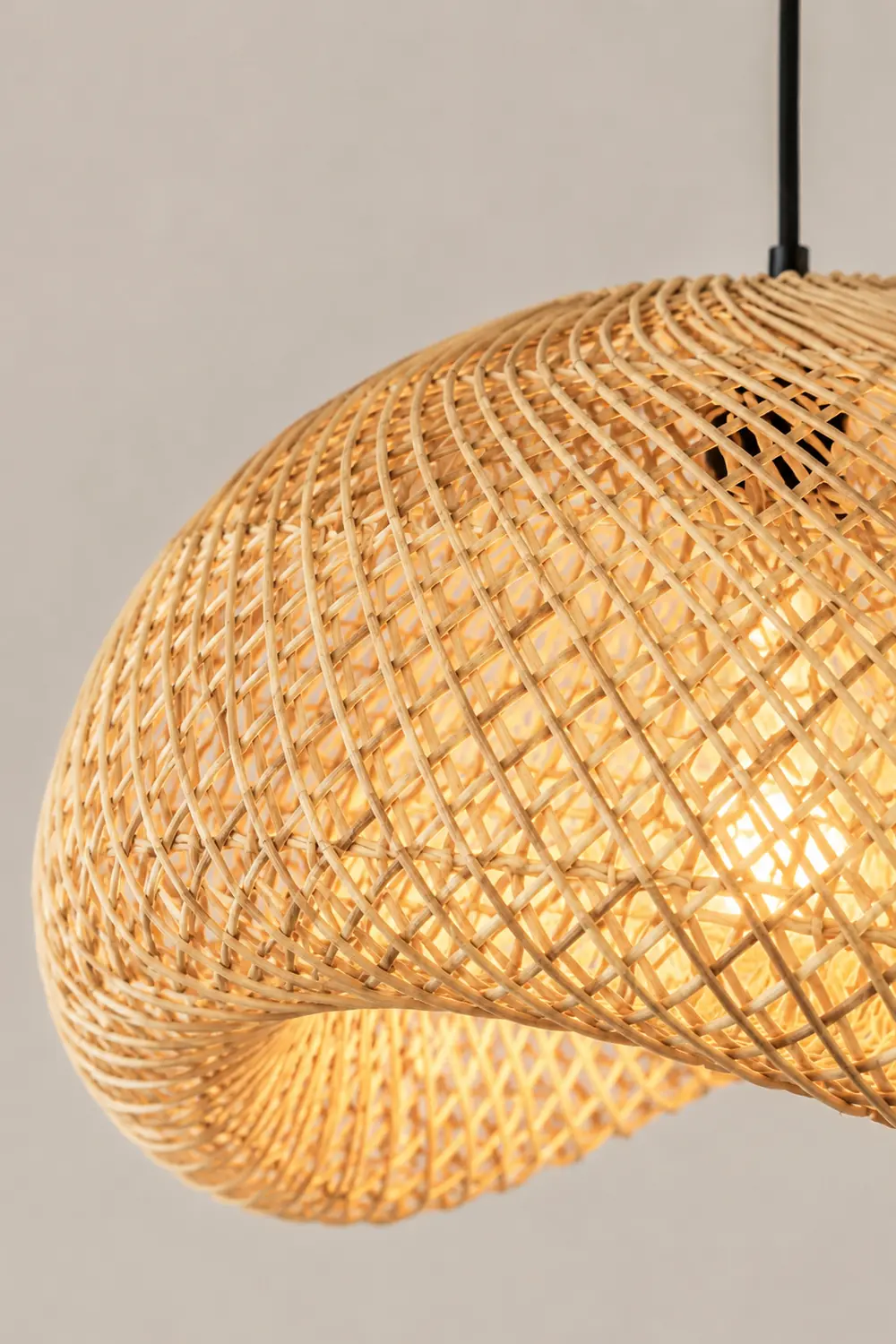 Muto Pendelleuchte, Rattan, ∅50/60/80cm - Lumpaz