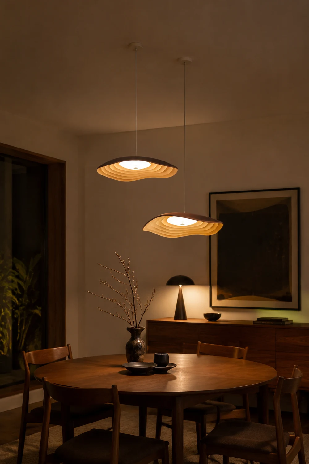 Carins Cluster Pendelleuchte 2 Farben, Harz, 1/2 Kopf, ∅40/60cm - Lumpaz