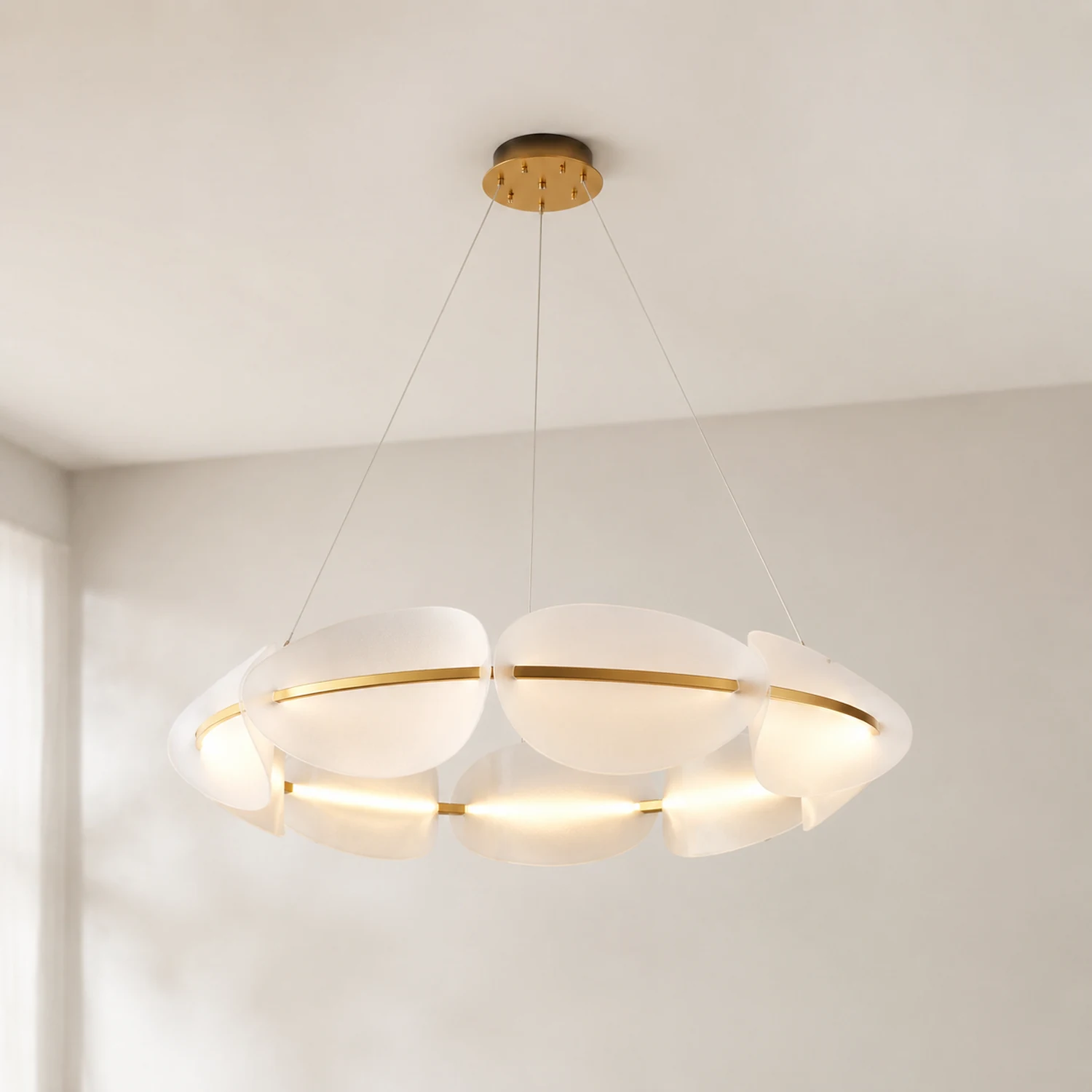Bella Pendelleuchte Farbtemperatur schaltbar, ∅60/80cm - Lumpaz