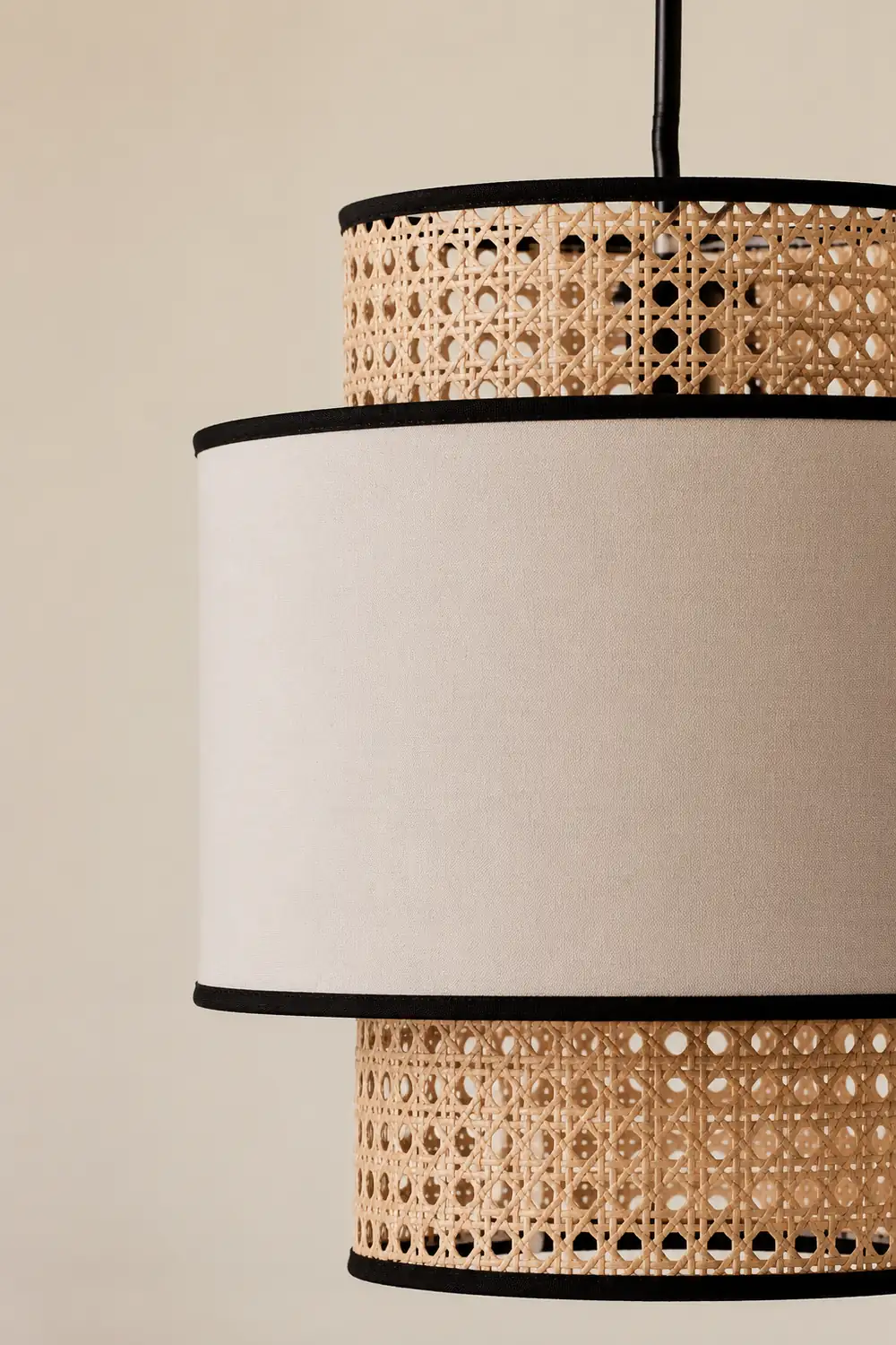 Ritta Pendelleuchte, Beige, ∅30/40/50cm - Lumpaz