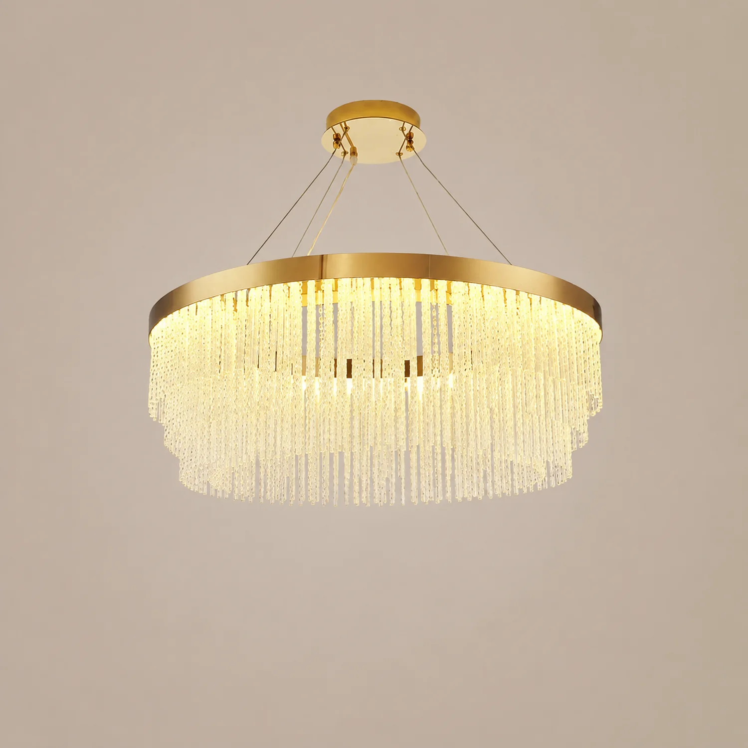 Colon Quasten Pendelleuchte Farbtemperatur umschaltbar, ∅40/60/80/100cm - Lumpaz