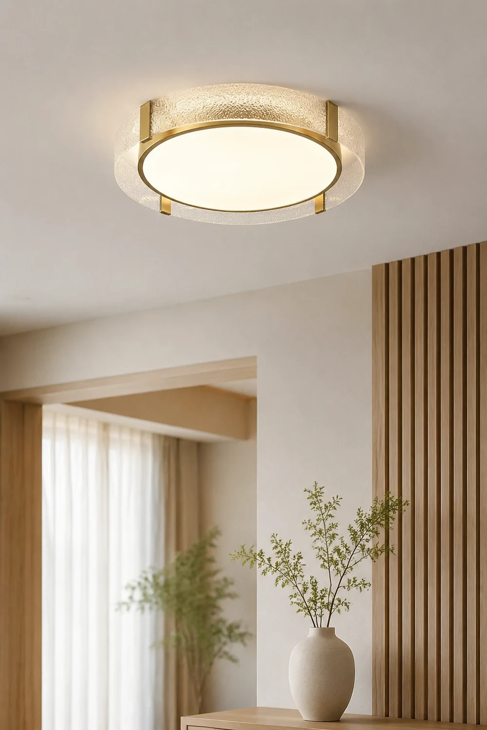 Quinn Deckenleuchte, Kupfer & Glas, ∅40/50/60cm - Lumpaz