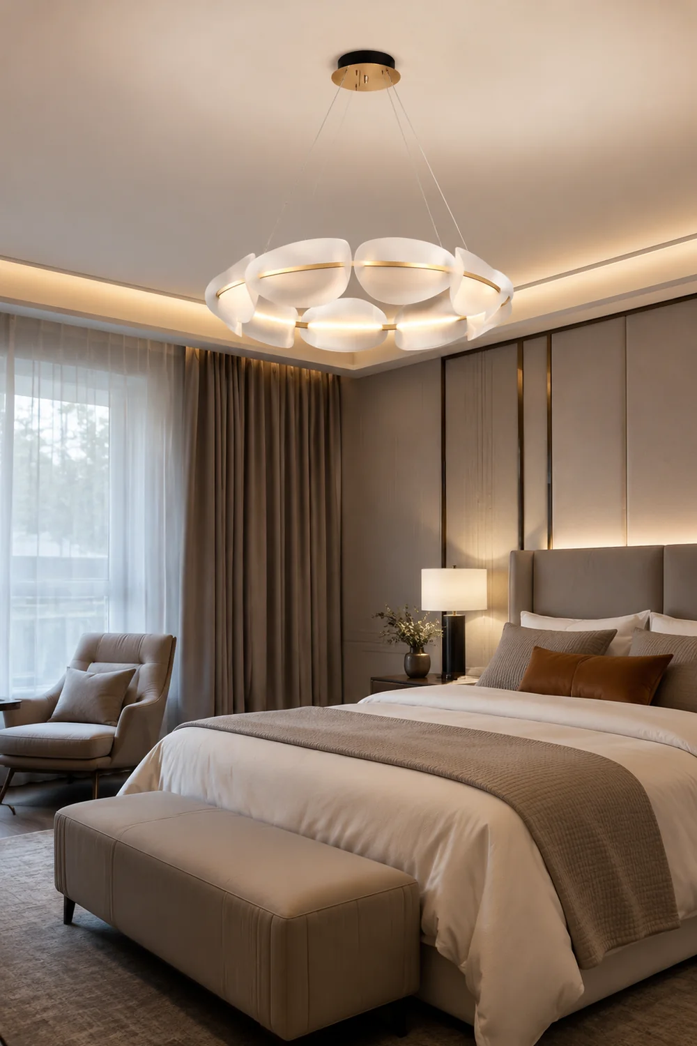 Bella Pendelleuchte Farbtemperatur schaltbar, ∅60/80cm - Lumpaz