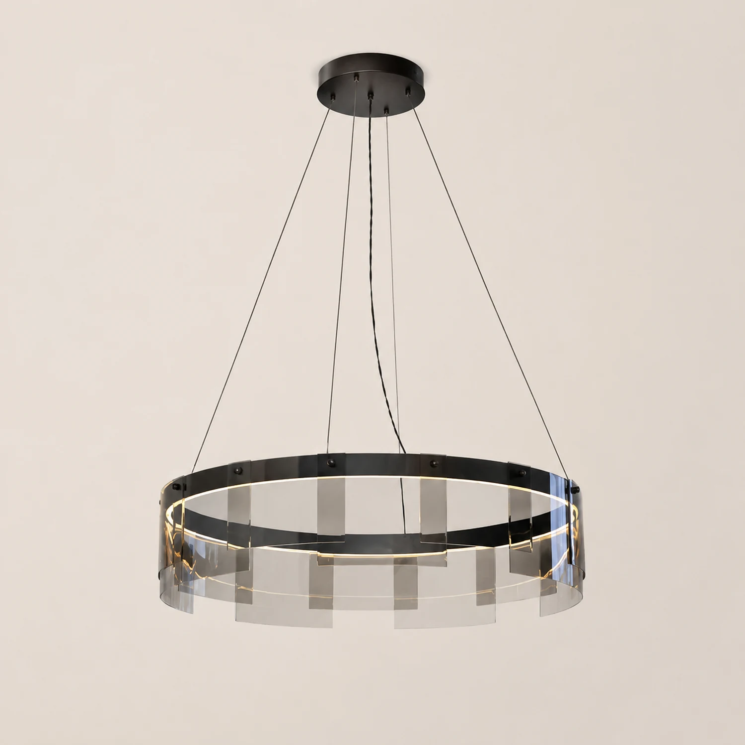 Evette Pendelleuchte Farbtemperatur umschaltbar, ∅60/80/100cm - Lumpaz