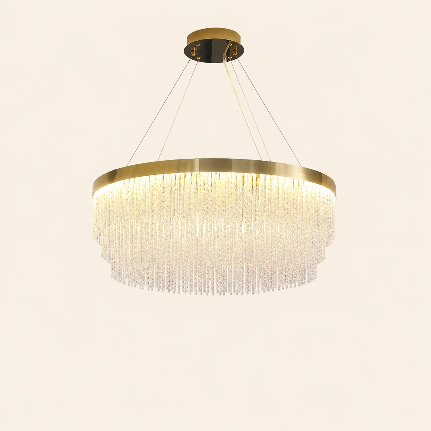Colon Quasten Pendelleuchte Farbtemperatur umschaltbar, ∅40/60/80/100cm - Lumpaz