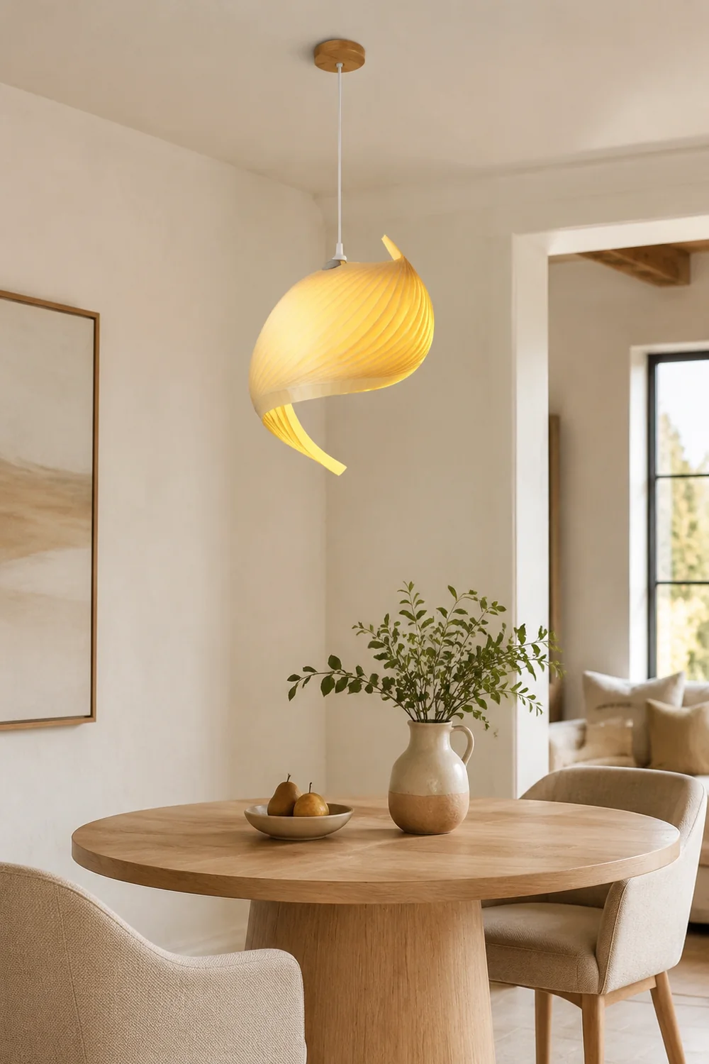 Ozawa Pendelleuchte, Holz - Lumpaz