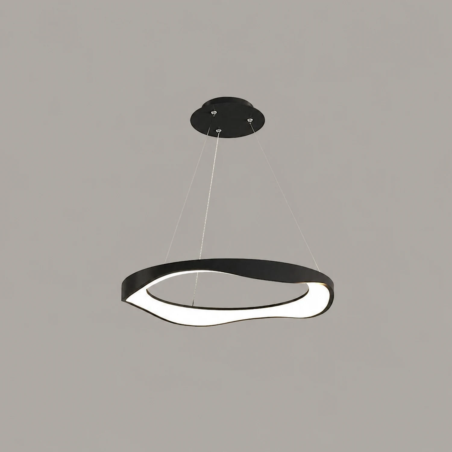 Arisha Pendelleuchte Farbtemperatur umschaltbar, 1/2/3 Ring - Lumpaz