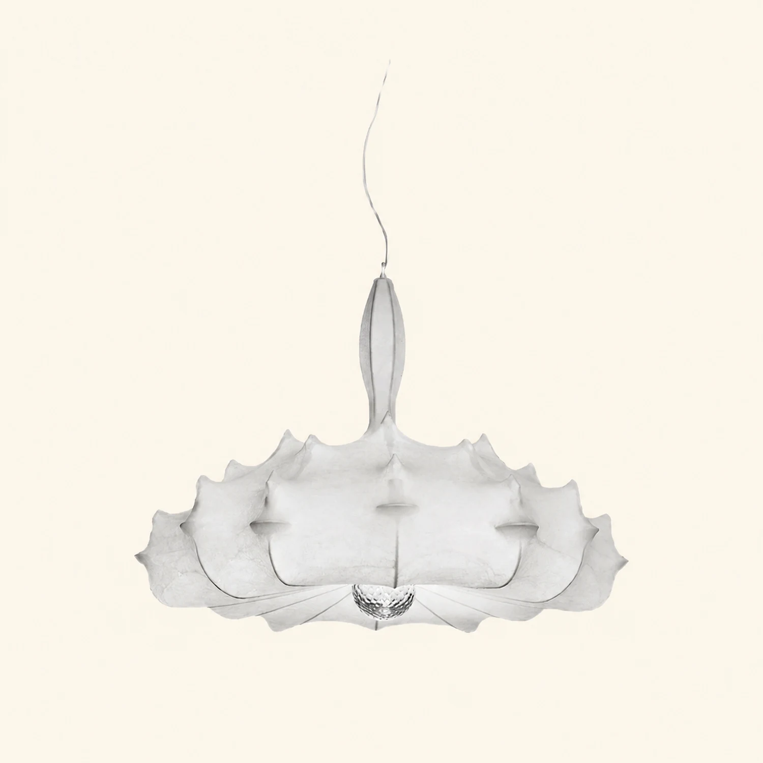 Renée Pendelleuchte, Kunstseide, ∅60cm - Lumpaz