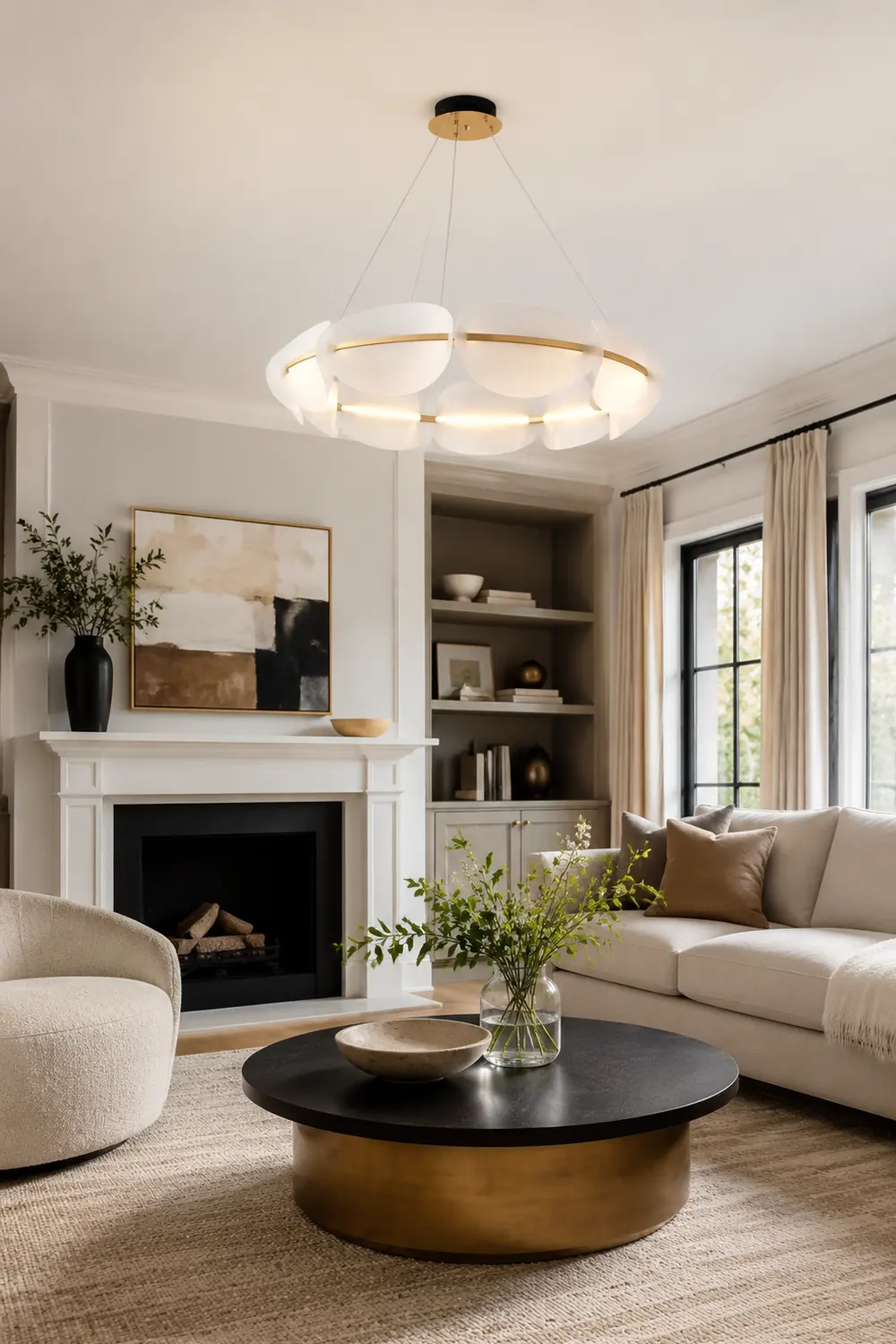 Bella Pendelleuchte Farbtemperatur schaltbar, ∅60/80cm - Lumpaz